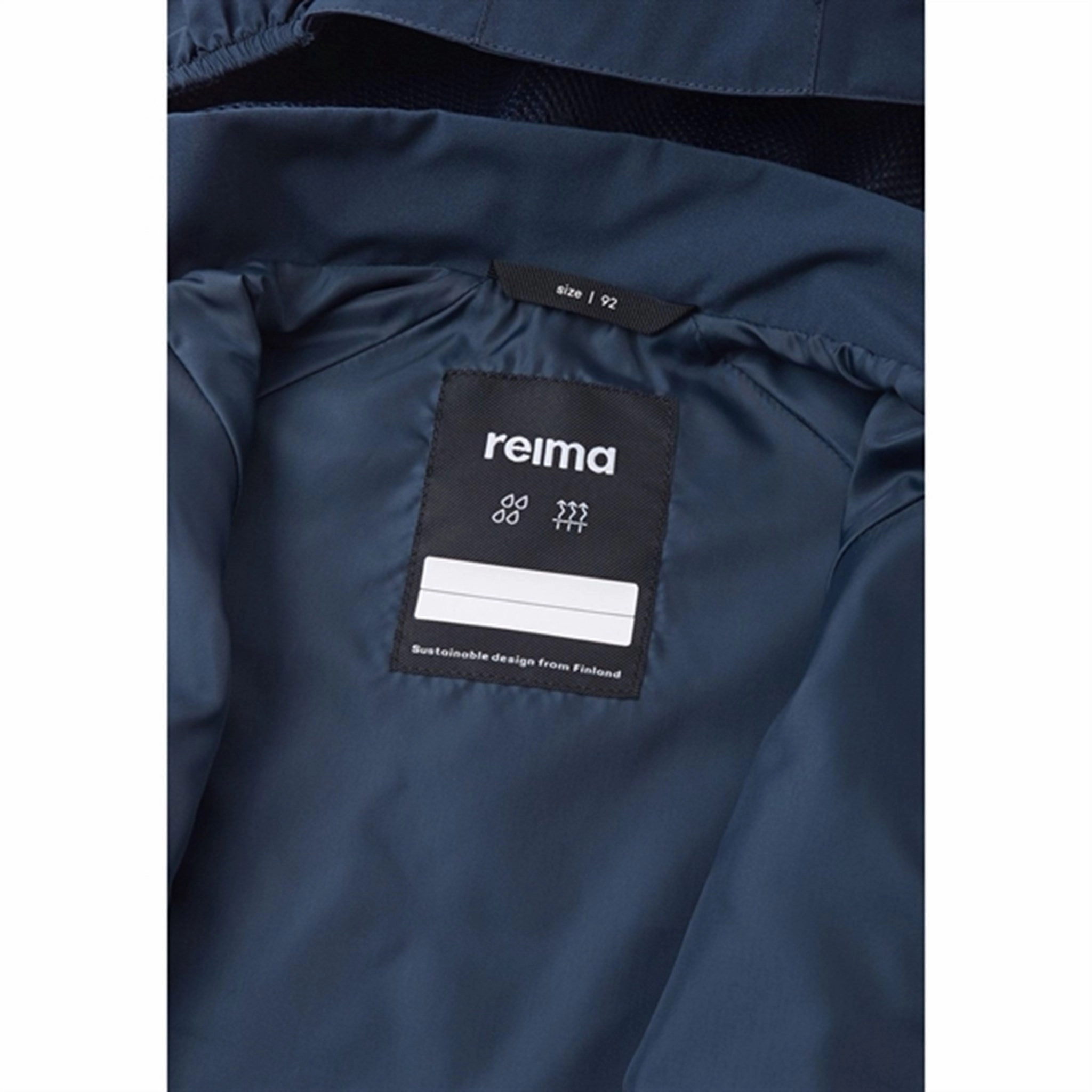 Reima Reimatec Jacket Hete Navy Double Layer Protection Reinforced Elbows