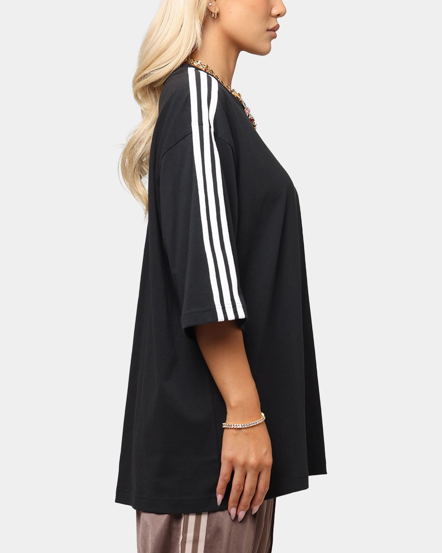 Trendy Comfort Fit hypoallergenic Adidas Oversized T-Shirt Black