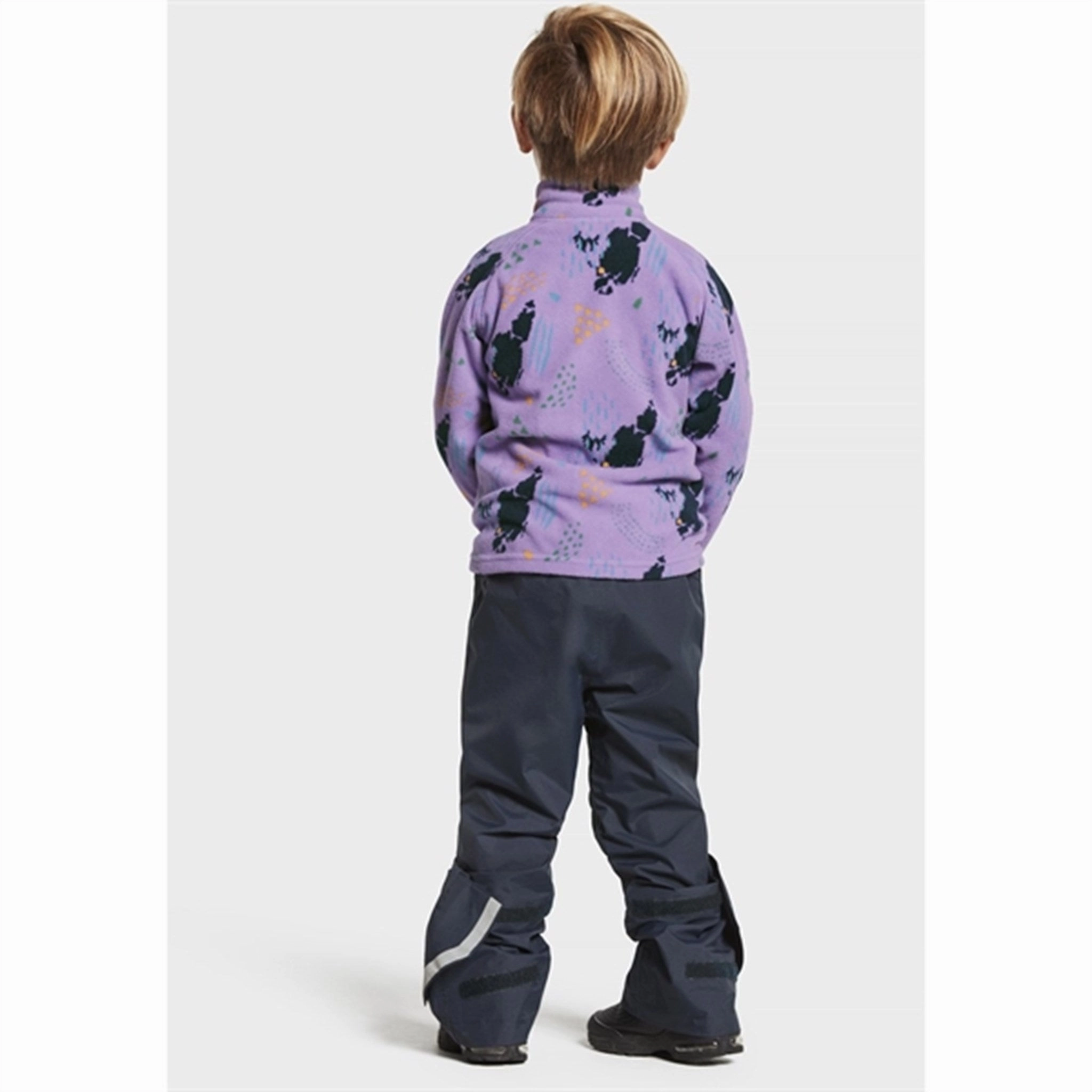 snag resistant Adjustable hood design Didriksons Monte Grundsund Purple Fleece Jacket