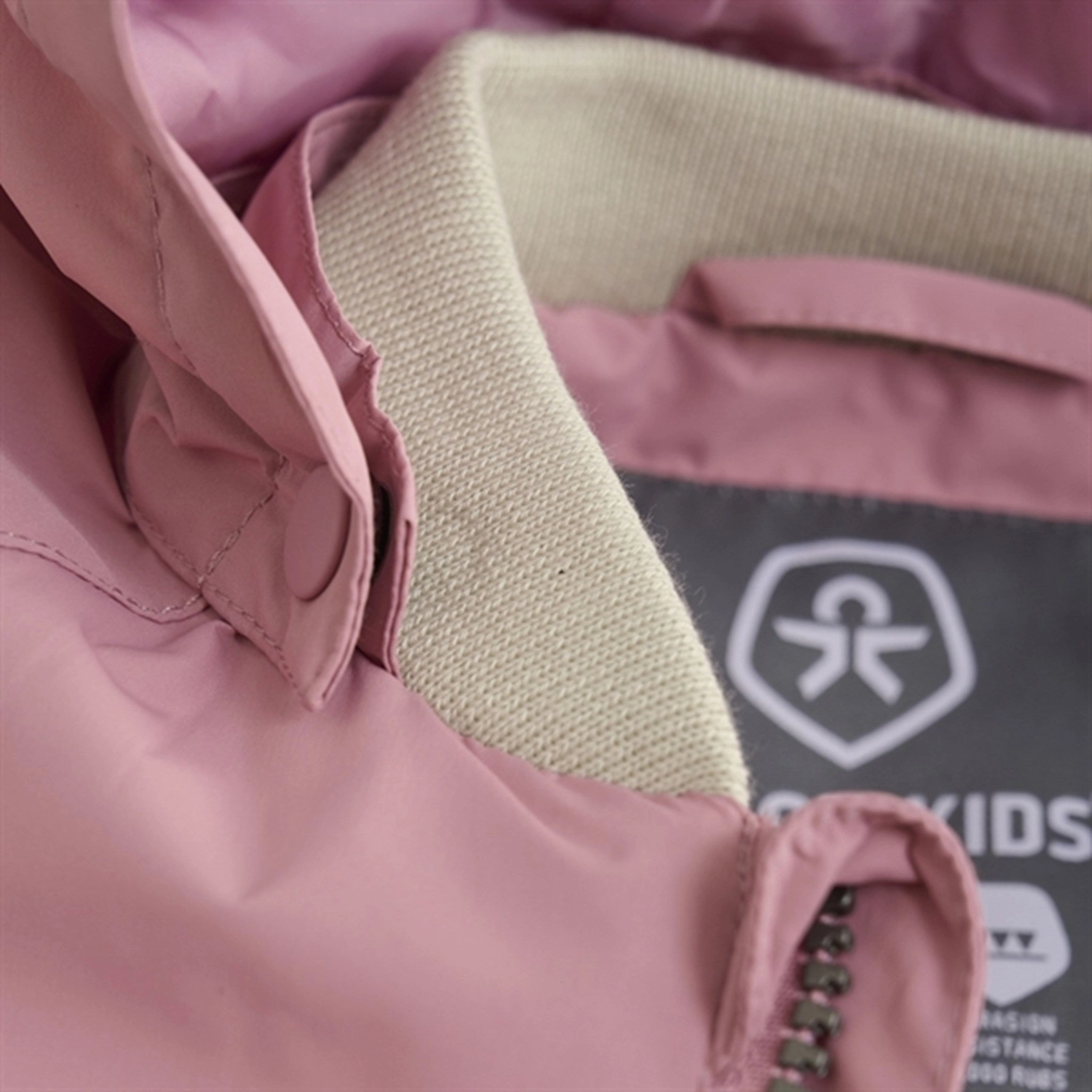 Color Kids Jacket Foxglove Windproof Thermal Shell Eco Friendly Material