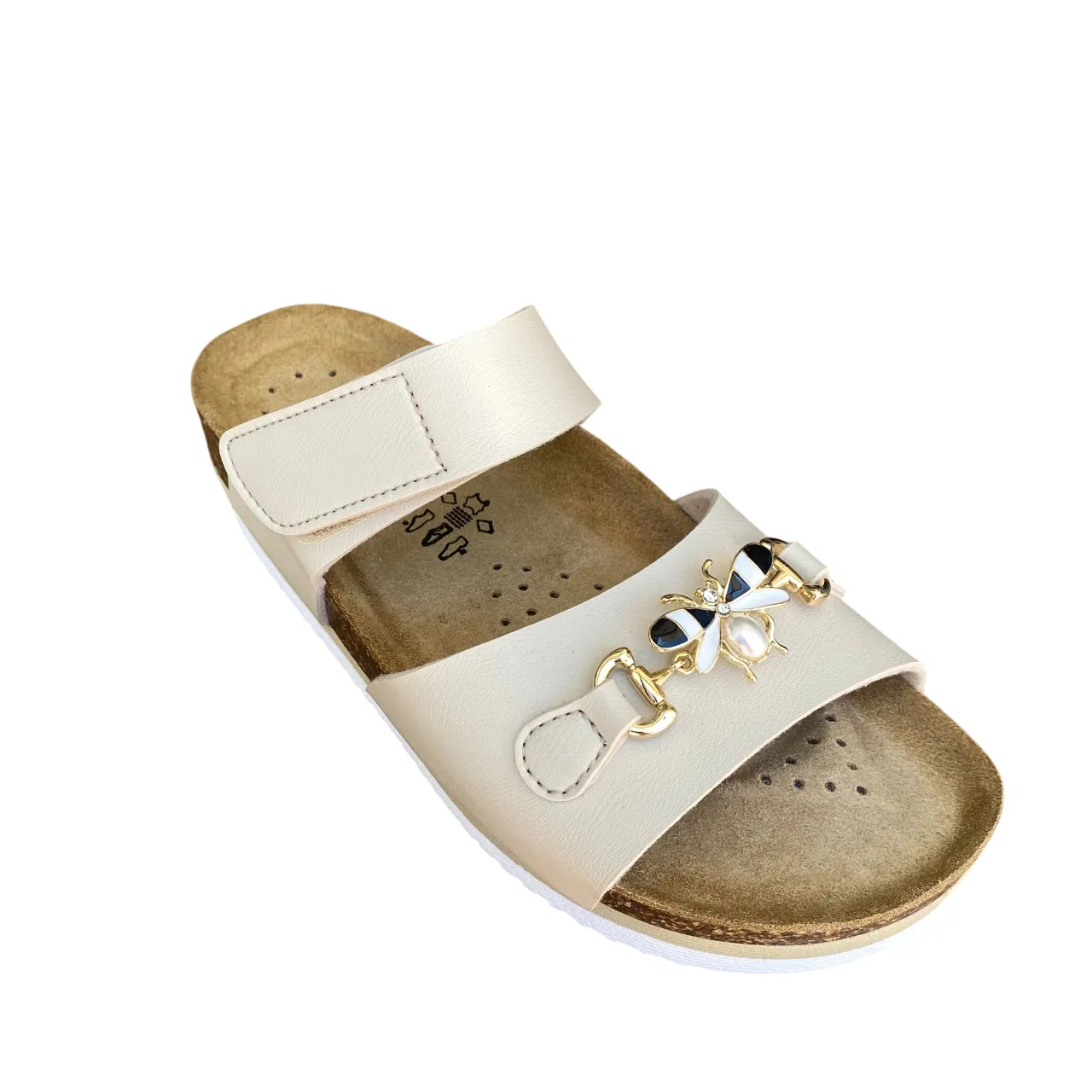 Goldstar Ciabatta Donna GS4888M - Sandalo Casual con Sottopiede in Pelle Textured Grip Surface Barefoot feel