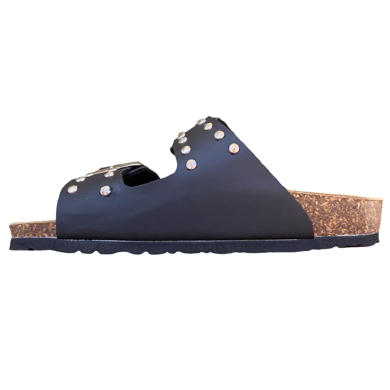 Goldstar sandalo da donna a doppia fibbia GS801QR premium nero Fashionable Flip-flops for Travel Wear Anywhere