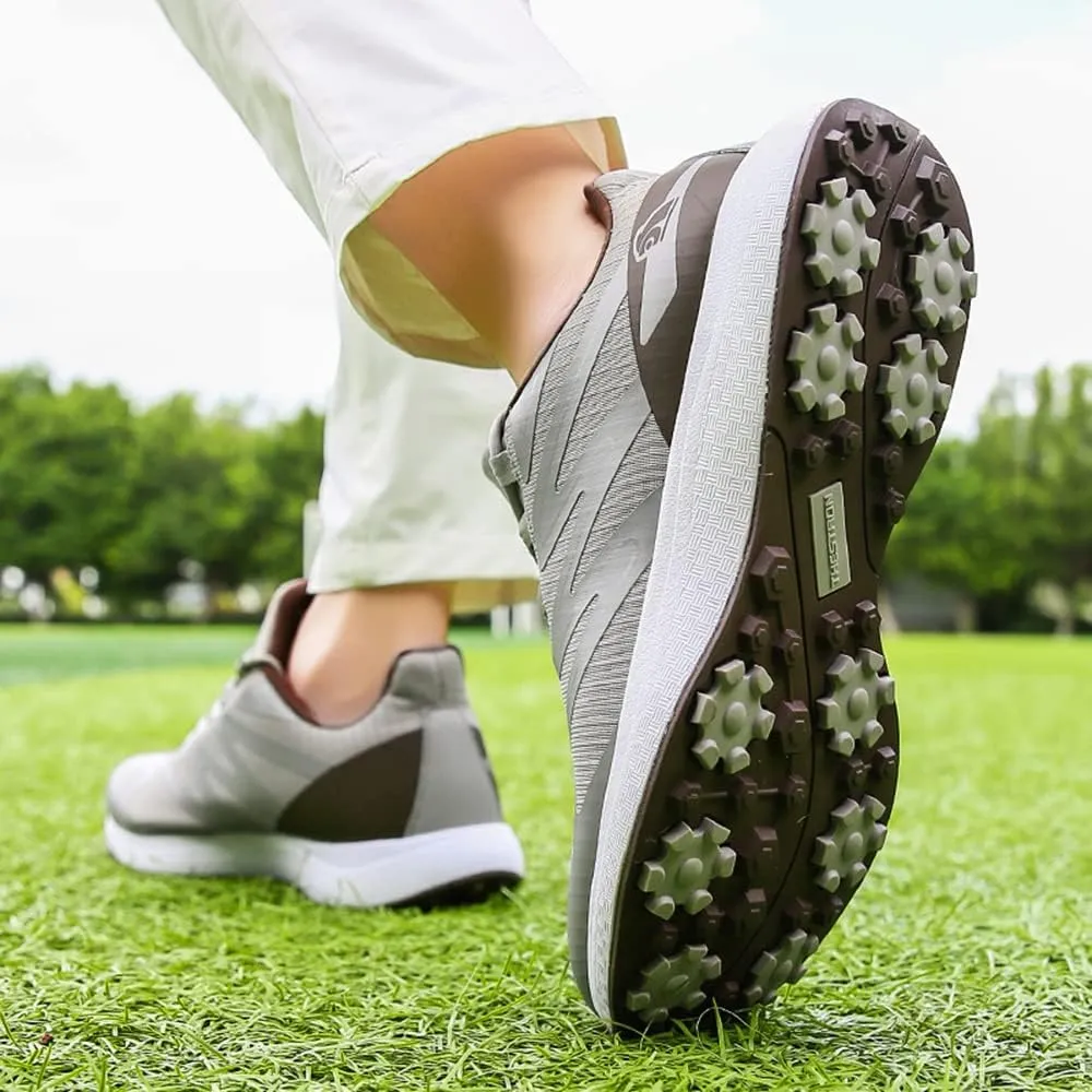 Golf Shoes Men Professional Golf Wears Breathable Spikeless Golfers Sneakers Anti Slip Walking Footwears