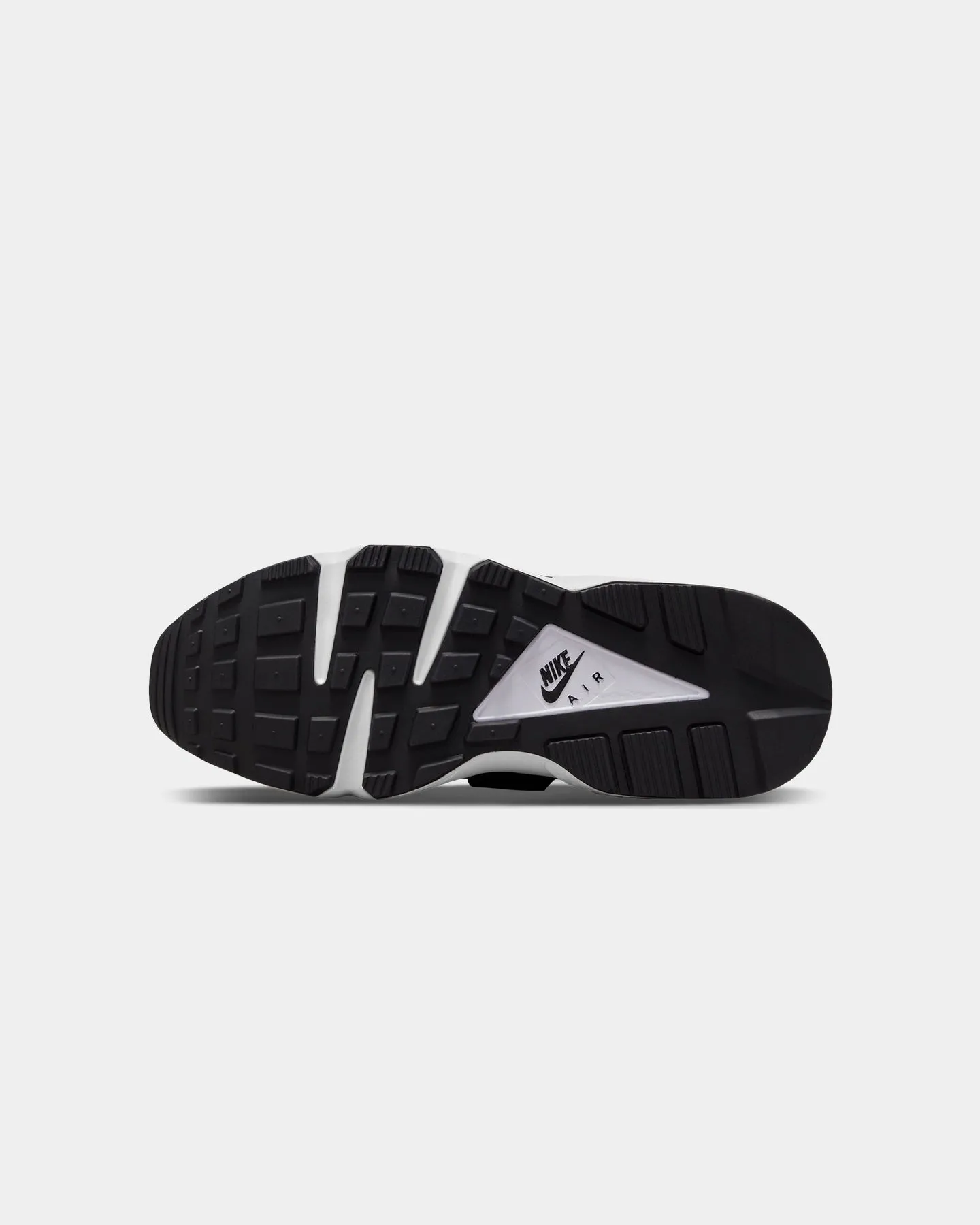 Nike Women's Air Huarache White/Black Reinforced Heel Support suede - upper shoes