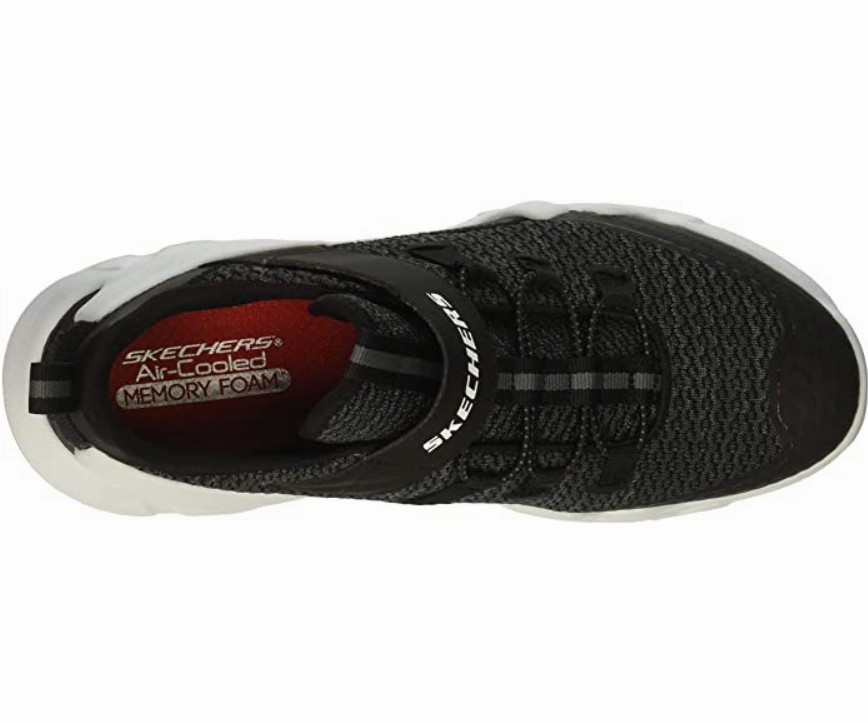 Zero Gravity Cushion Skechers scarpa da ginnastica da ragazzo DLT-A Interserge 97960L BKCC nero grigio