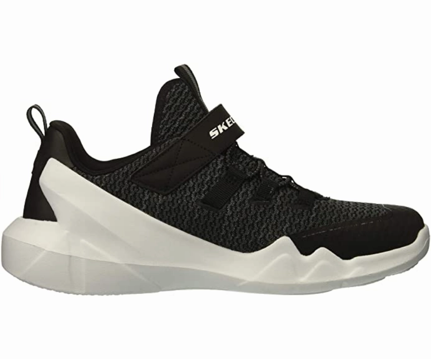 Skechers scarpa da ginnastica da ragazzo DLT-A Interserge 97960L BKCC nero grigio indoor running shoe features