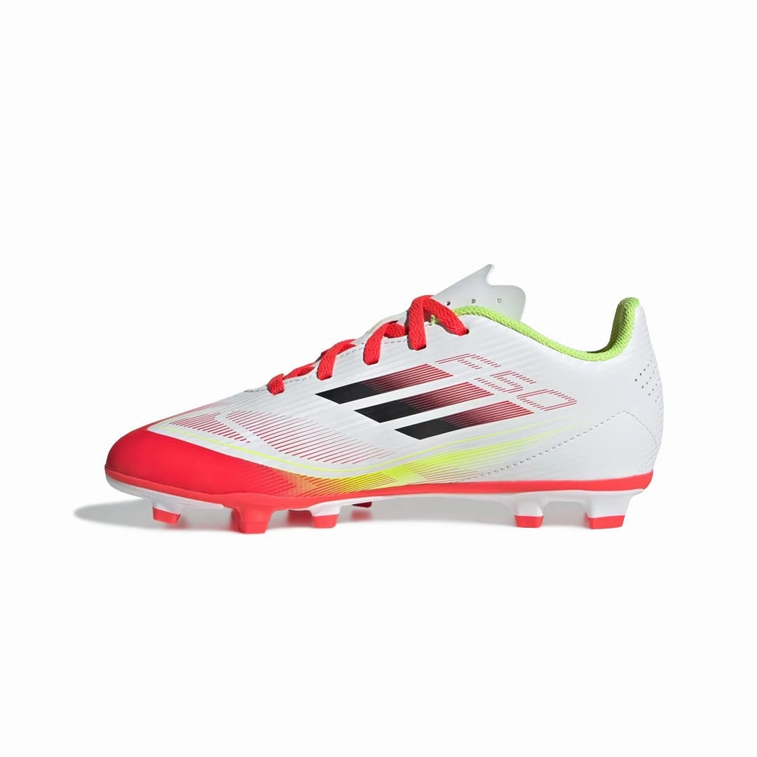 adidas - Kids' (Preschool & Junior) F50 Club Firm/Multi Ground Soccer Cleats (IE1309) Slip Resistant Tread Luxurious Feel