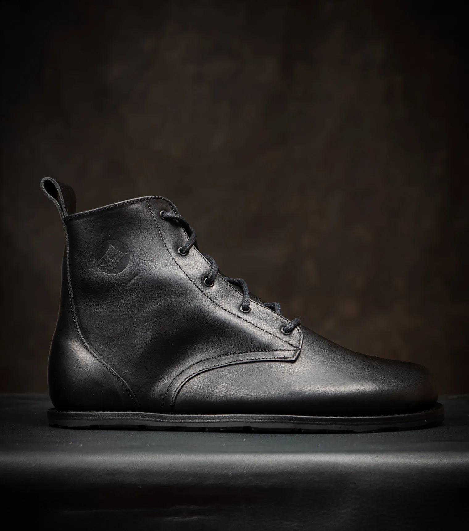 Goodyear Welted Barefoot Chukka Boots - Black