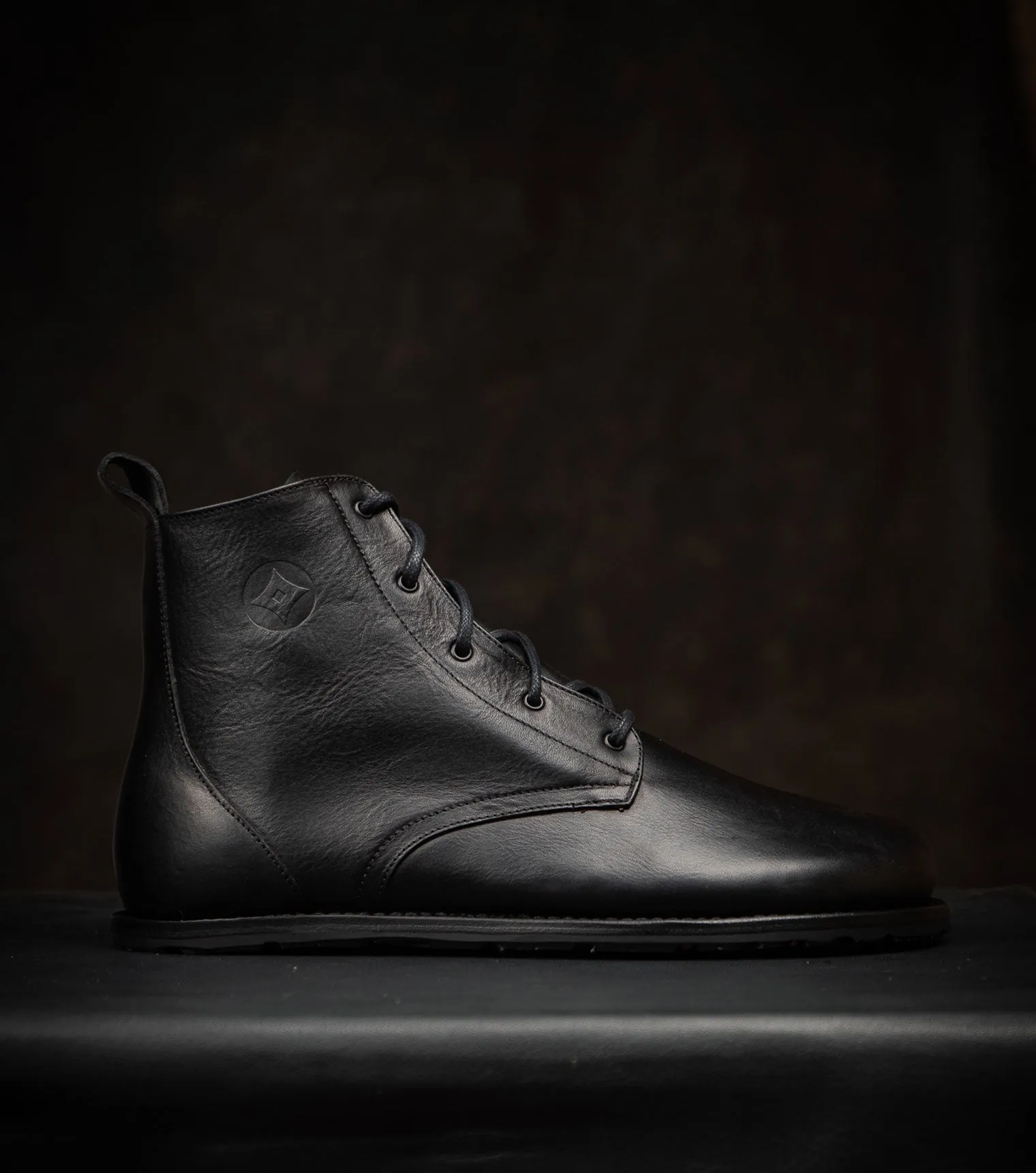 Goodyear Welted Barefoot Chukka Boots - Black