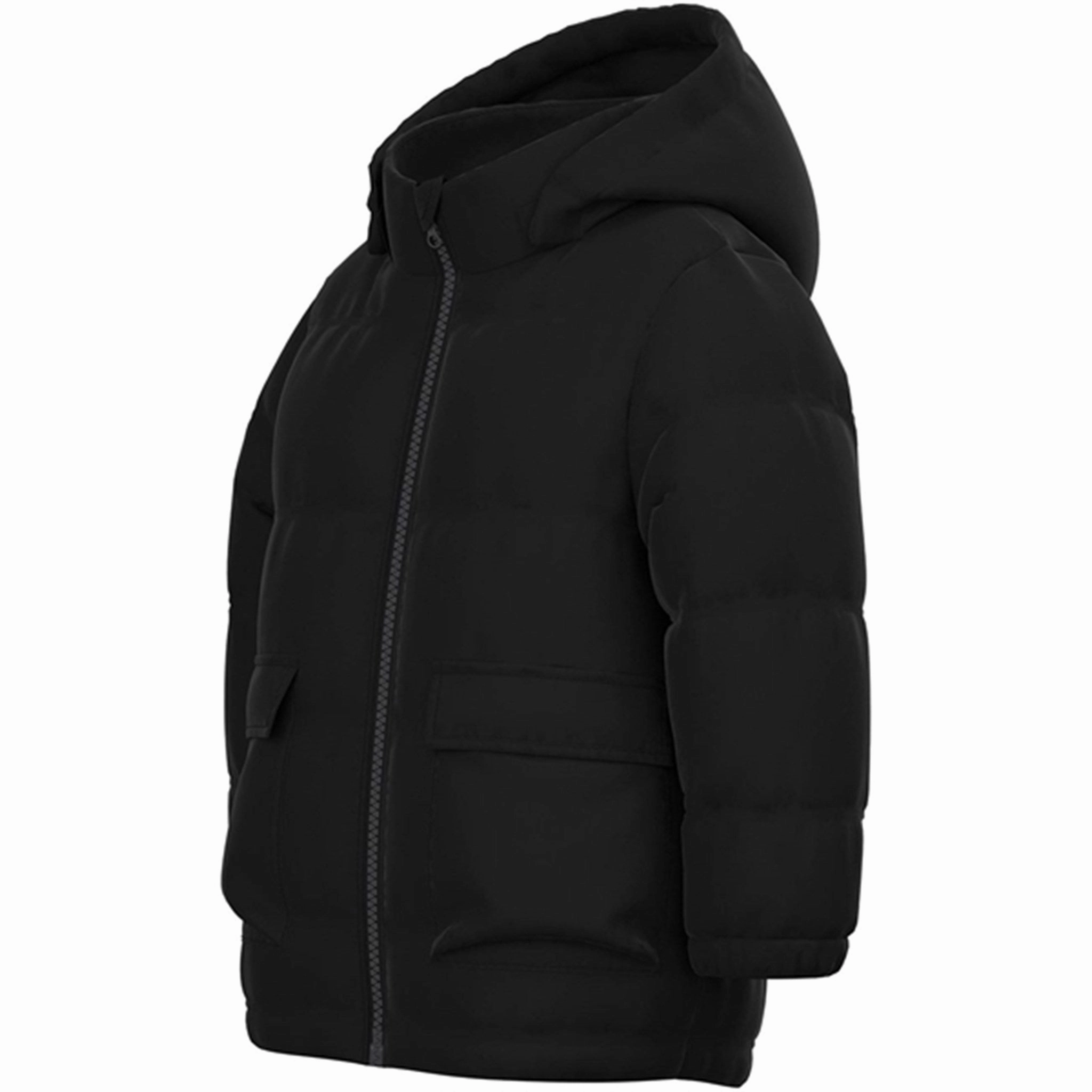 Rubberized Edging Streetwear vibe Name it Black Mellow Puffer Jacket