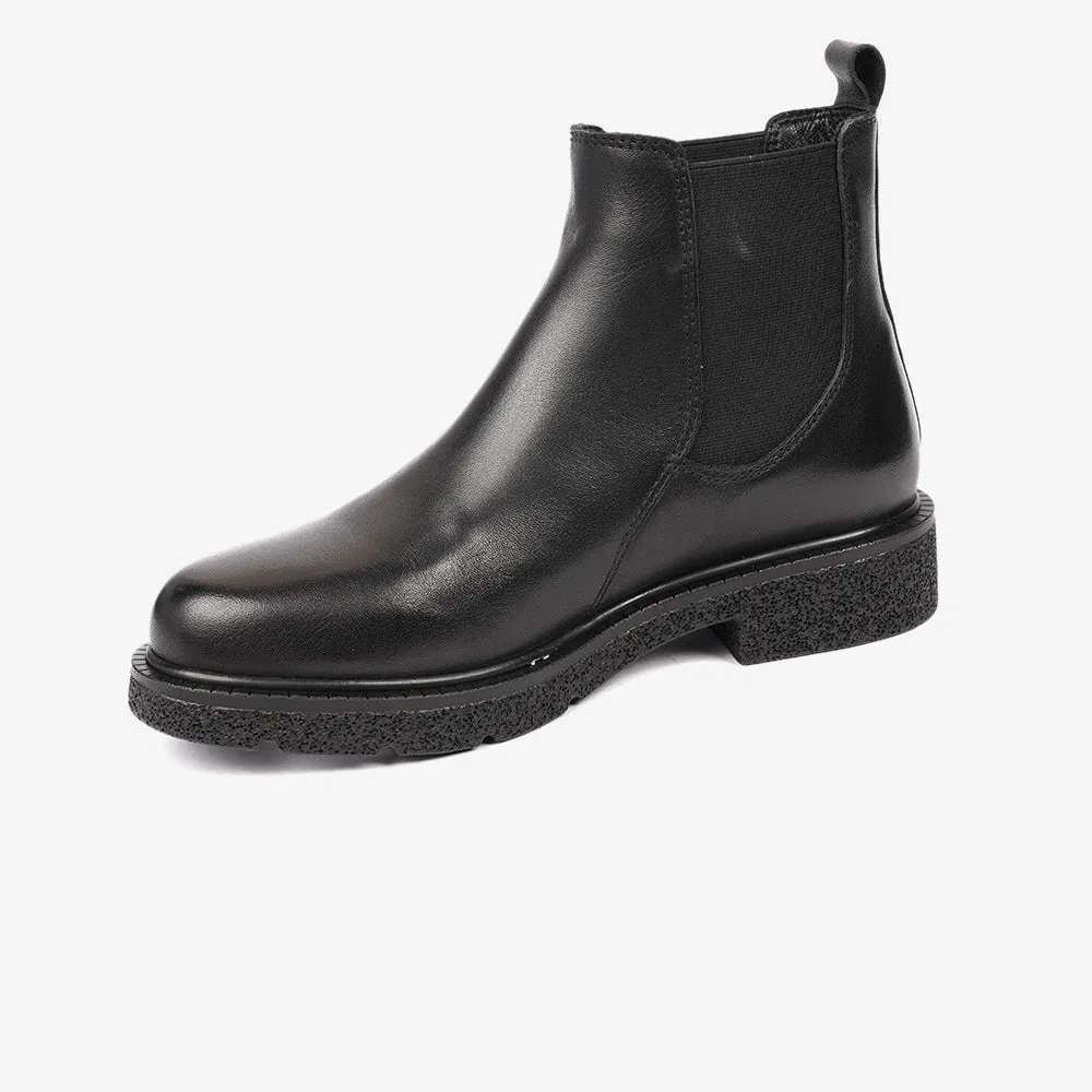 Greyder Women's Medium Heel Formal Boots in Black