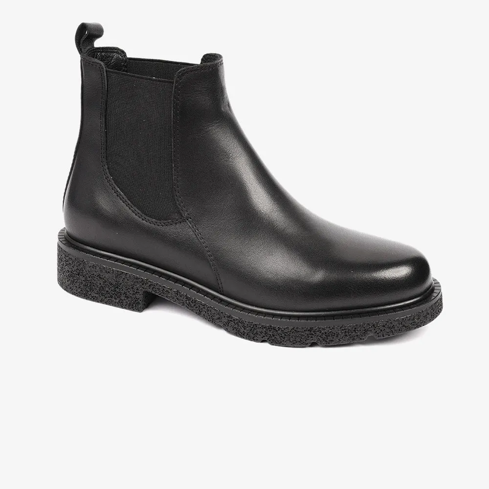 Greyder Women's Medium Heel Formal Boots in Black
