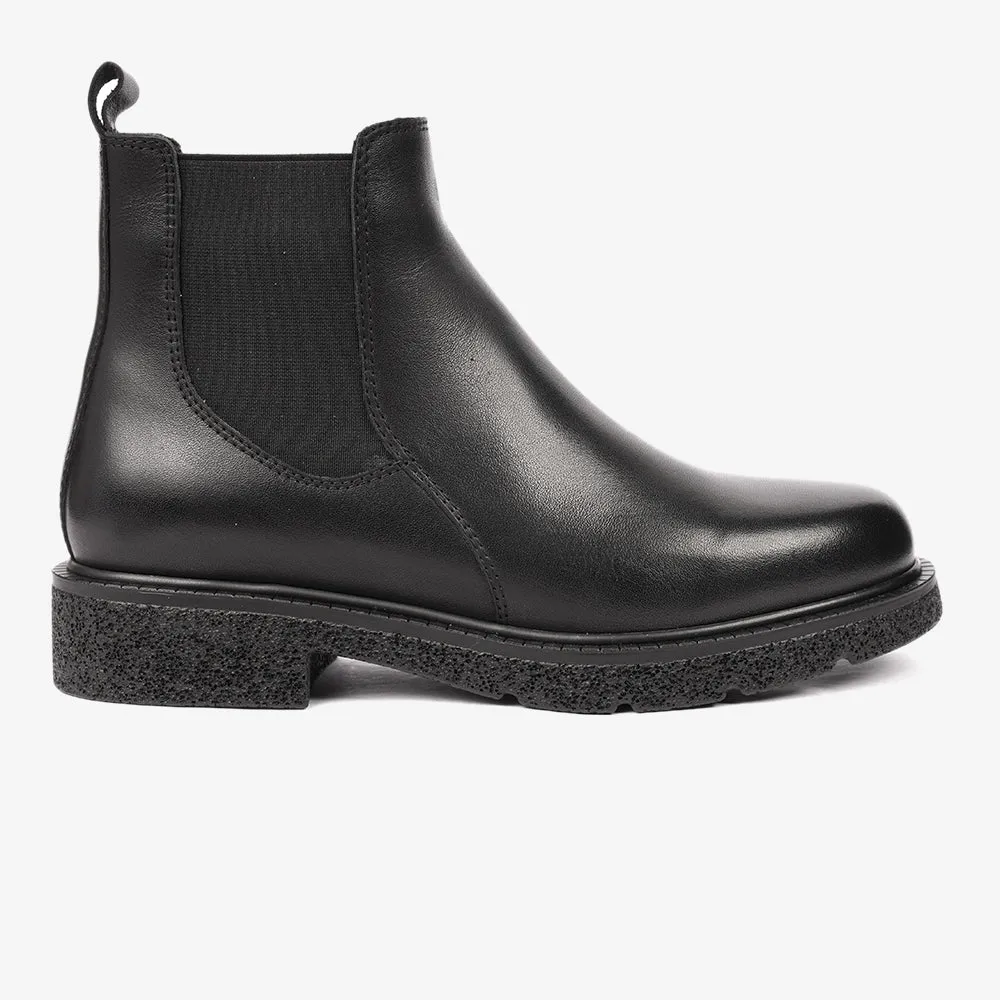 Greyder Women's Medium Heel Formal Boots in Black