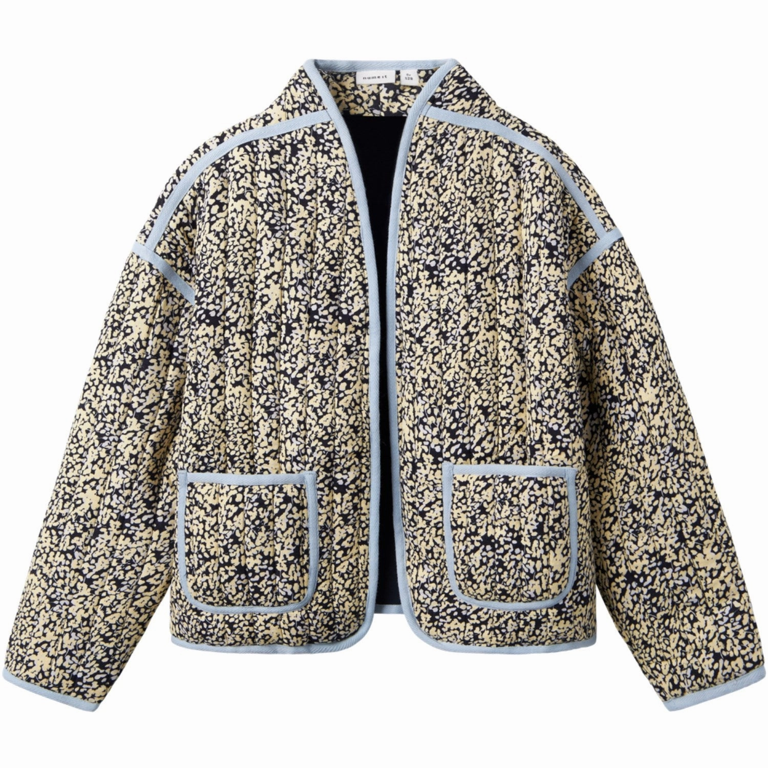 Name It Pastel Yellow Tirulle Piping Cardigan Ergonomic Articulation Light Padding