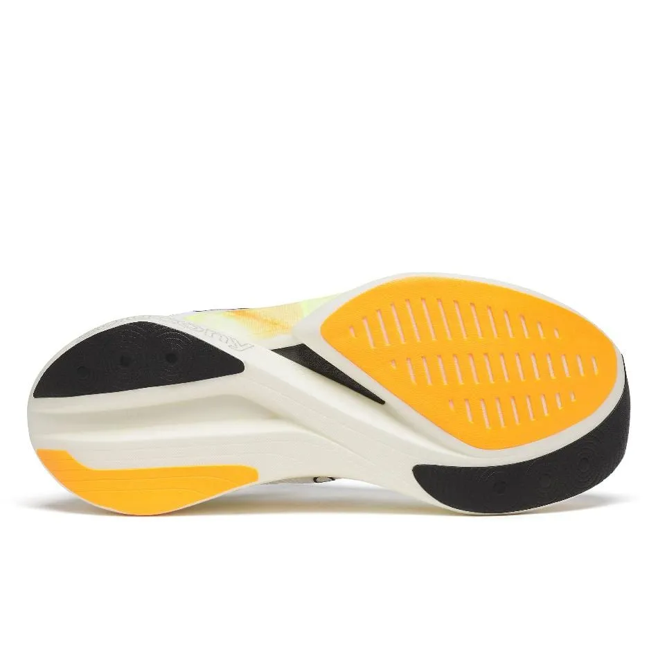 Stylish Option Odor Control Tech Saucony Unisex Endorphin Elite 2 Running Shoes in White/Peel SS25