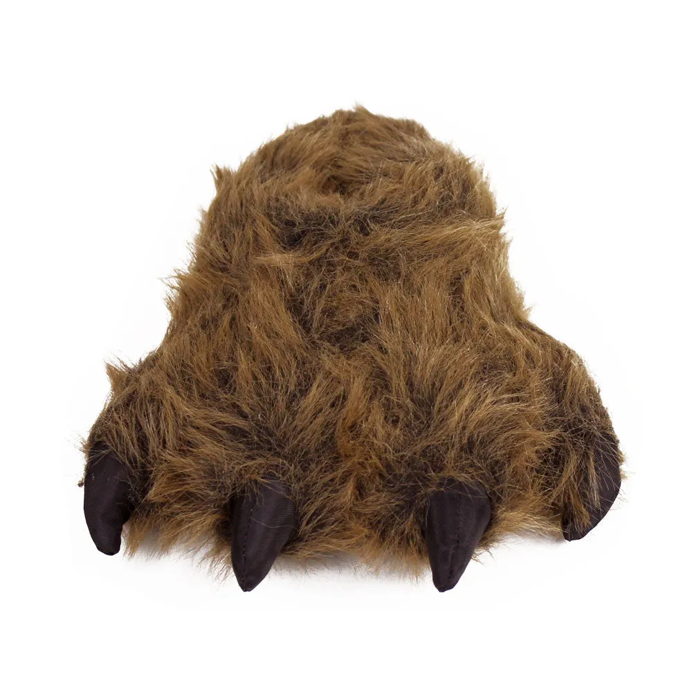 Grizzly Bear Paw Novelty Slippers JulesRoche Furry Comfortable