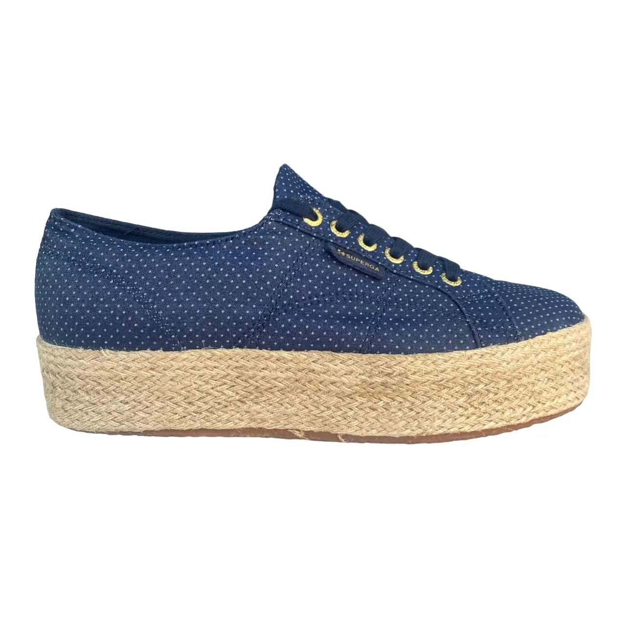 Adaptive Lacing Harness Superga scapa sneakers da donna con zeppa 2790 FABRIC SHIRT ROPE W S00BNC0 909 blu