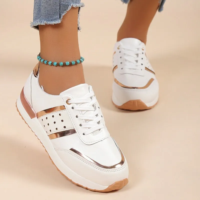 GRW Orthopedic Shoes Women Sneakers Platform Leather Running Summer