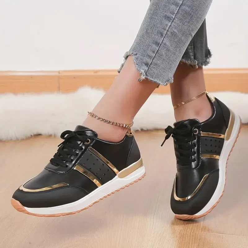 GRW Orthopedic Shoes Women Sneakers Platform Leather Running Summer