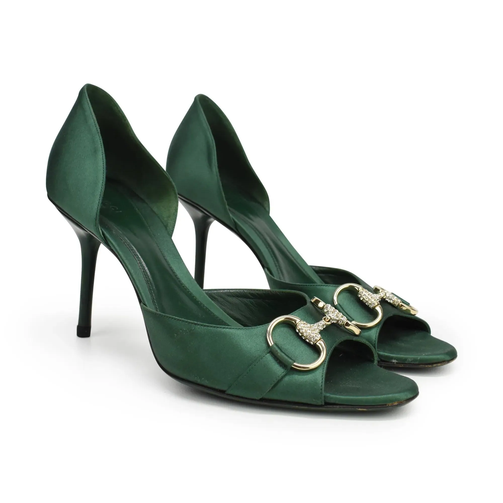 Gucci Peep-Toe Heels - Women's 9