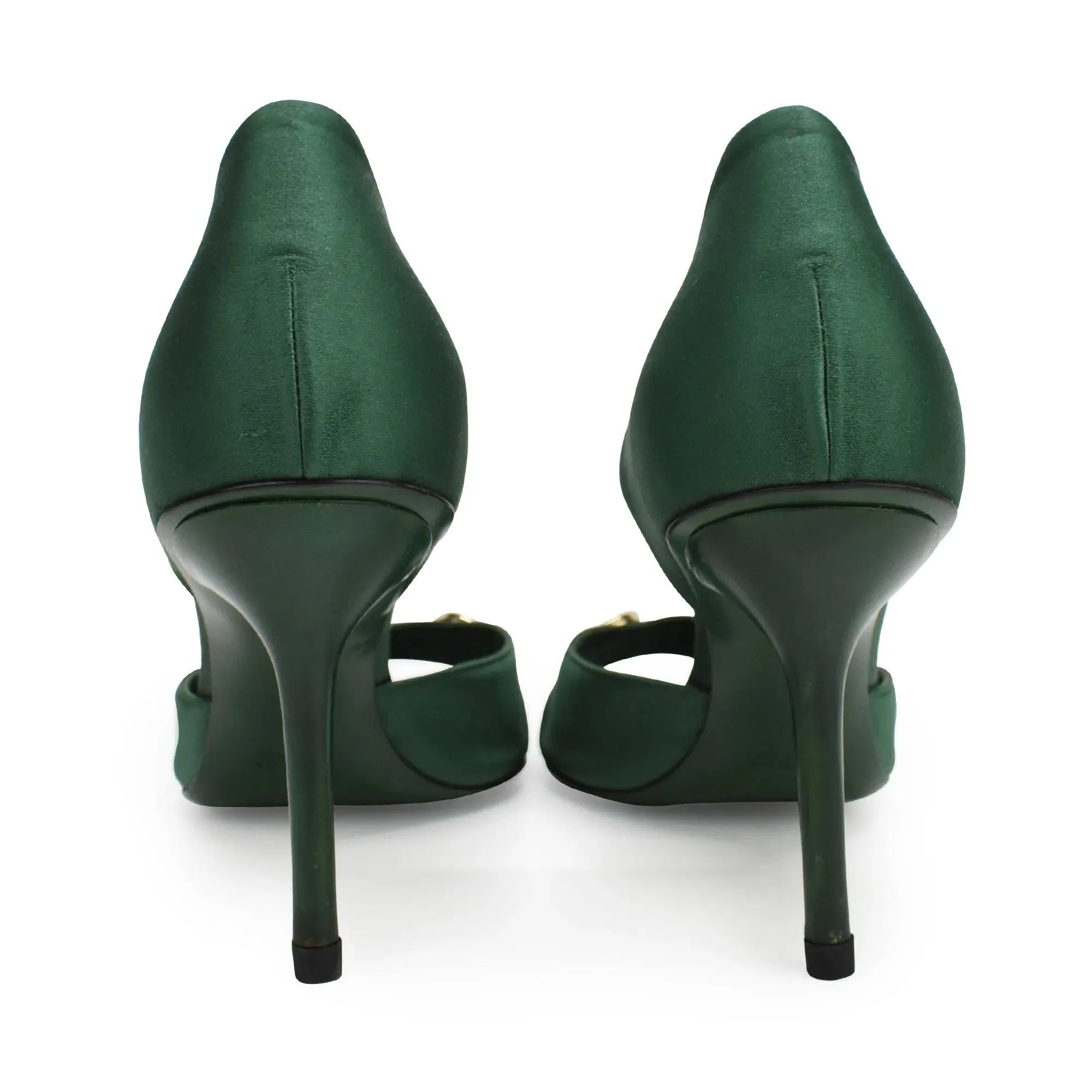 Gucci Peep-Toe Heels - Women's 9