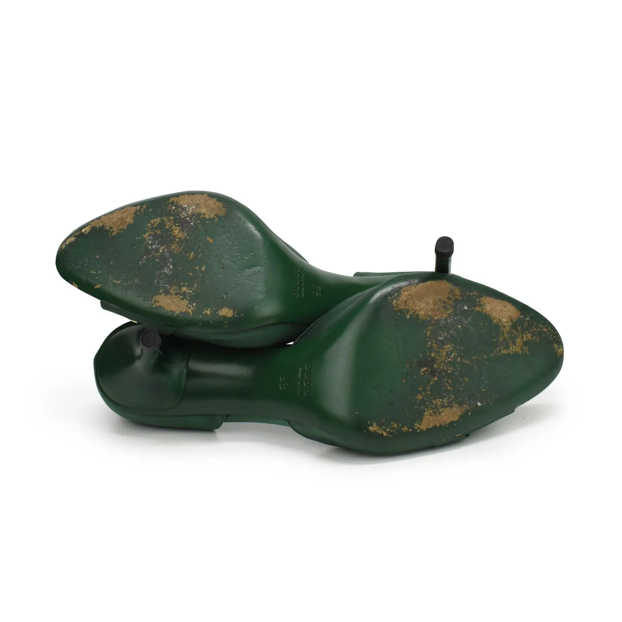 Gucci Peep-Toe Heels - Women's 9