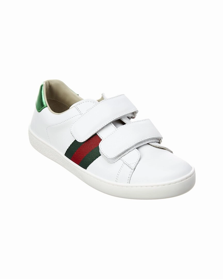 Gucci Leather Sneaker Articulated Flex Grooves