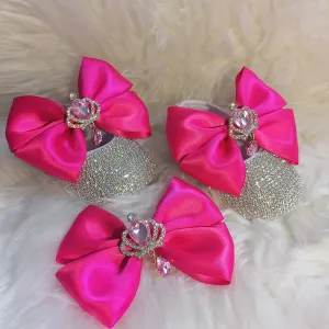 Handmade Rhinestones Baby Girl First Walker Shoes