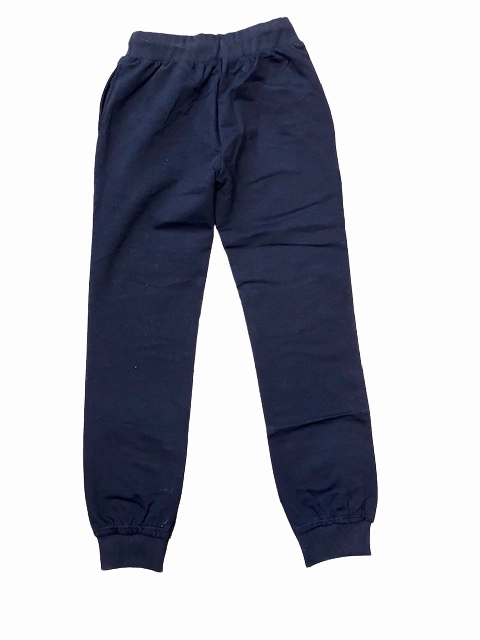 Hangar93 Pantalone in cotone garzato da bambino con tasche e polsino al fondo Z306B BLU01 blu Flexible Knit Waist Crossfit Shorts