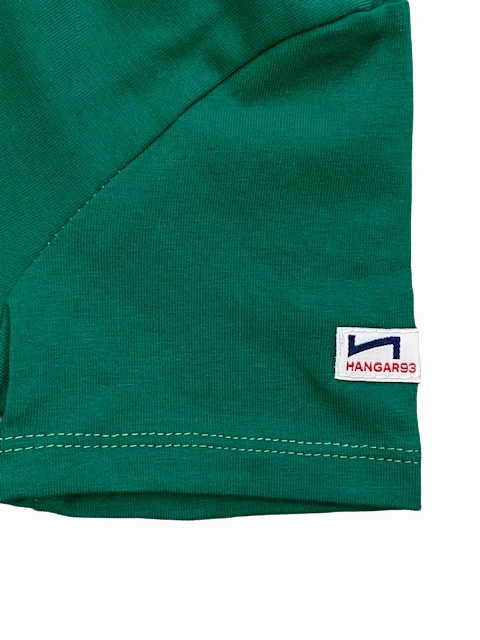 UV Protective Fabric Hangar93 T-shirt manica corta da bambino girocollo Z2660B VER03 verde