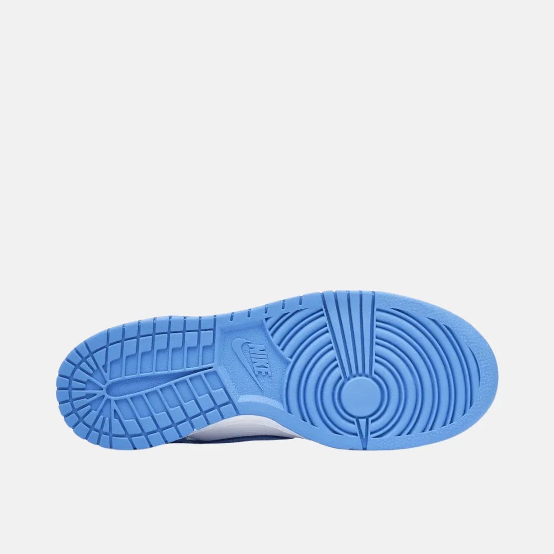 NIKE DUNK LOW - UNIVERSITY BLUE running in the snow shoes