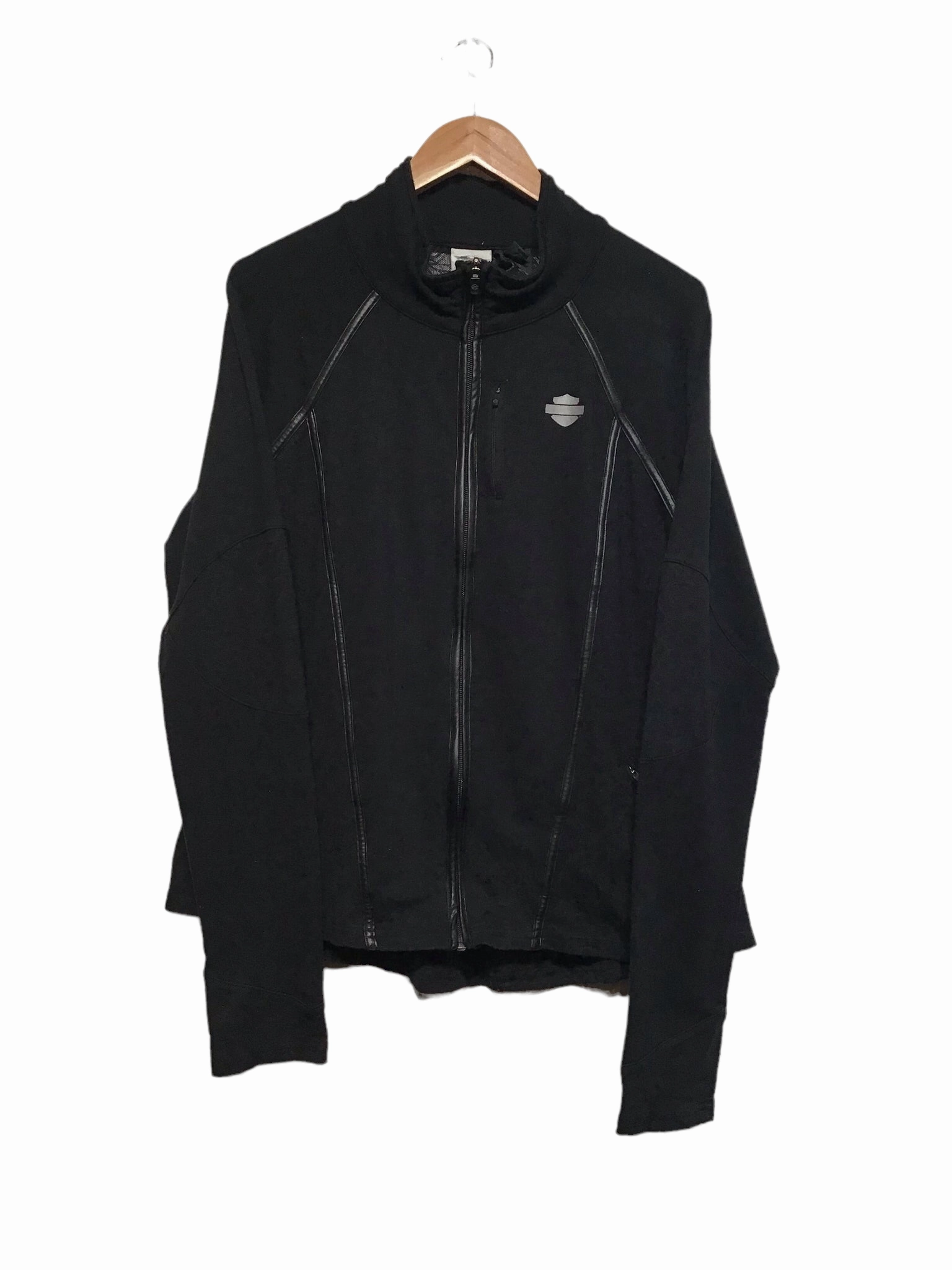 Harley Davidson Zip Up Top (Women??s Size L) SoftLining Preserve