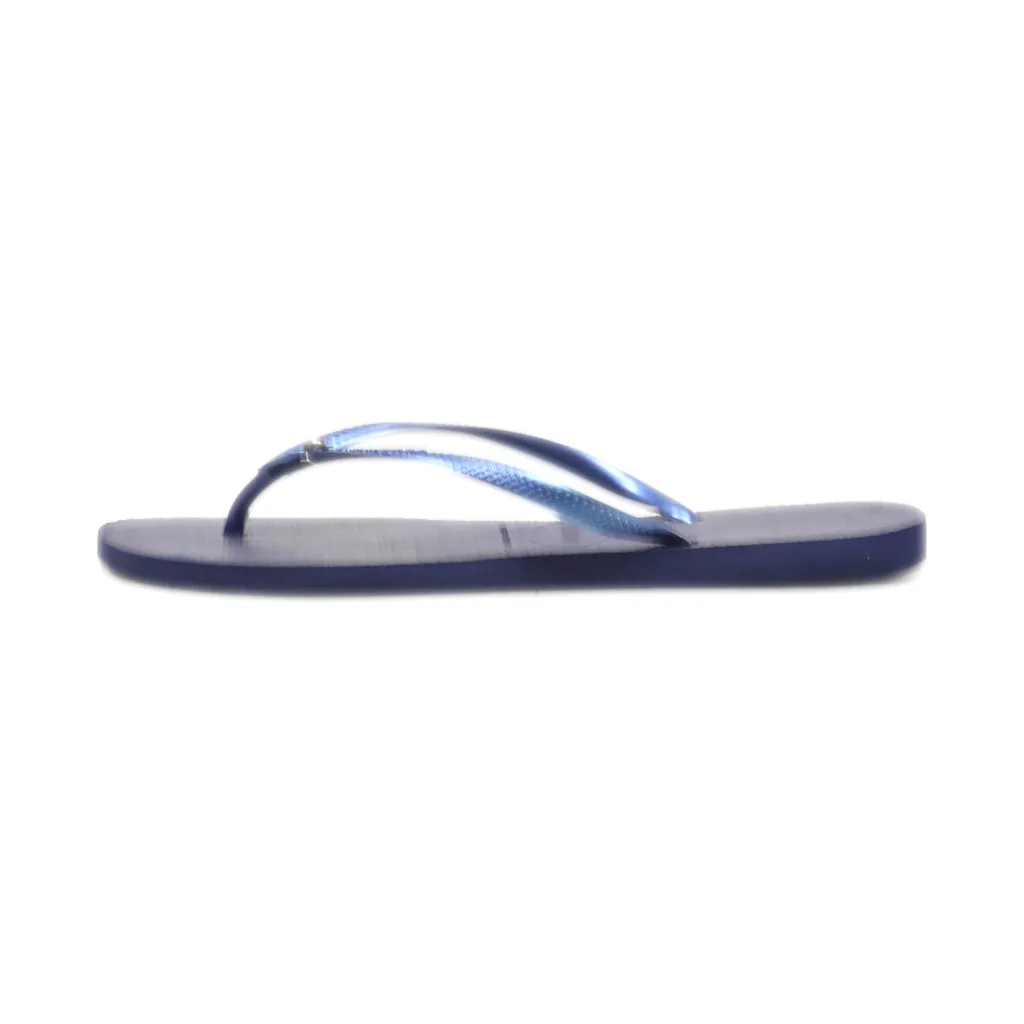 Havaianas Slippers Rubber Blue Colour For Women