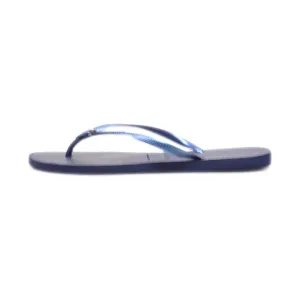 Havaianas Slippers Rubber Blue Colour For Women