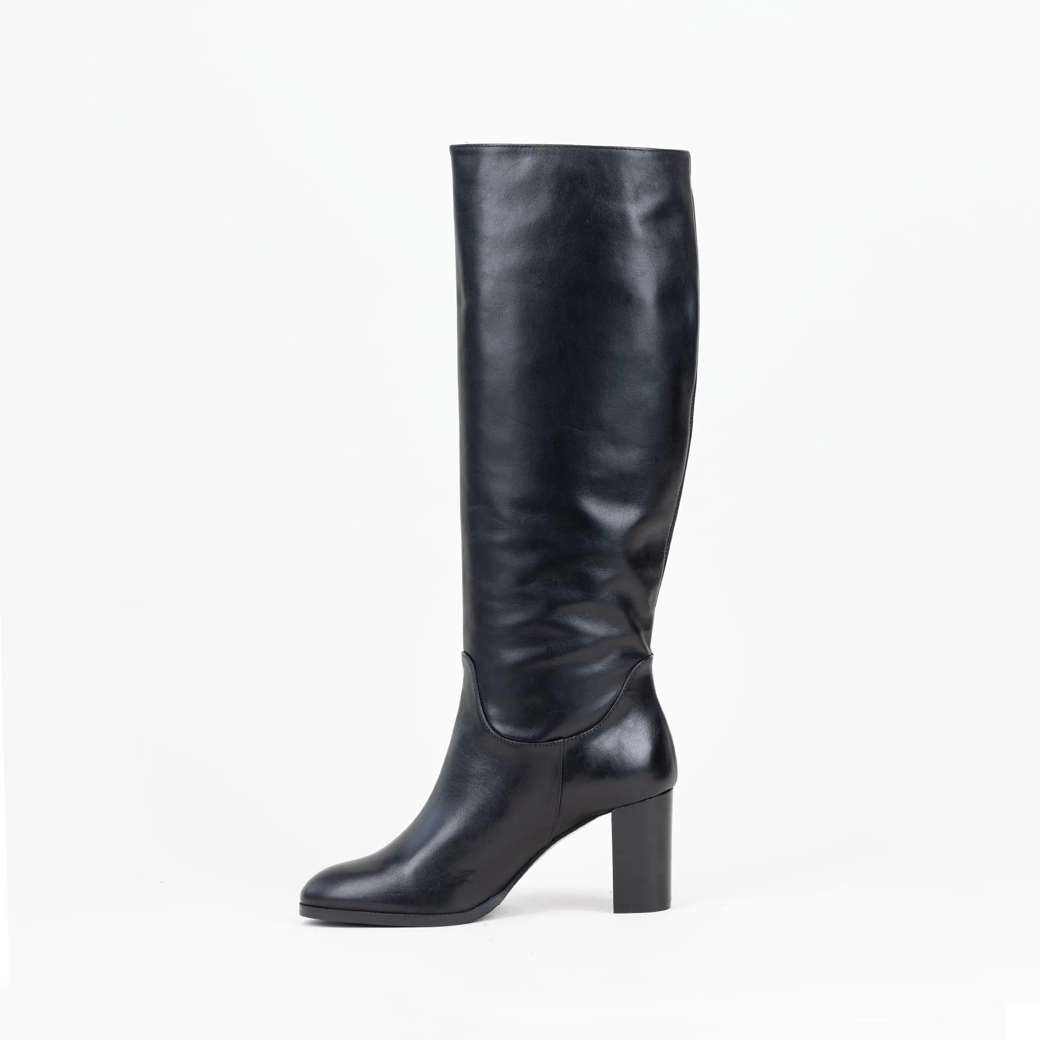 Havana Boots in Black Leather