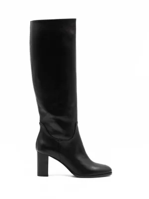 Havana Boots in Black Leather