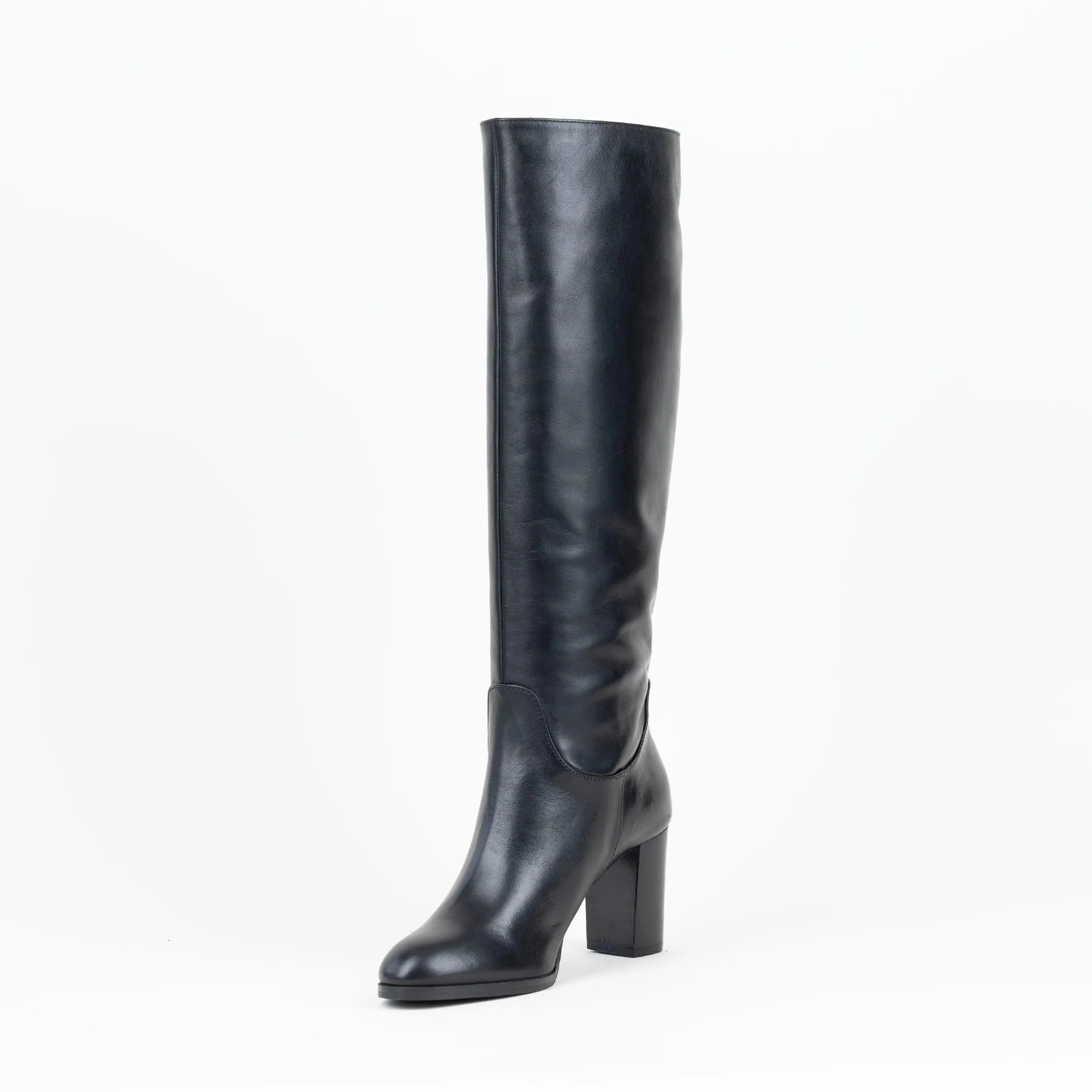 Havana Boots in Black Leather