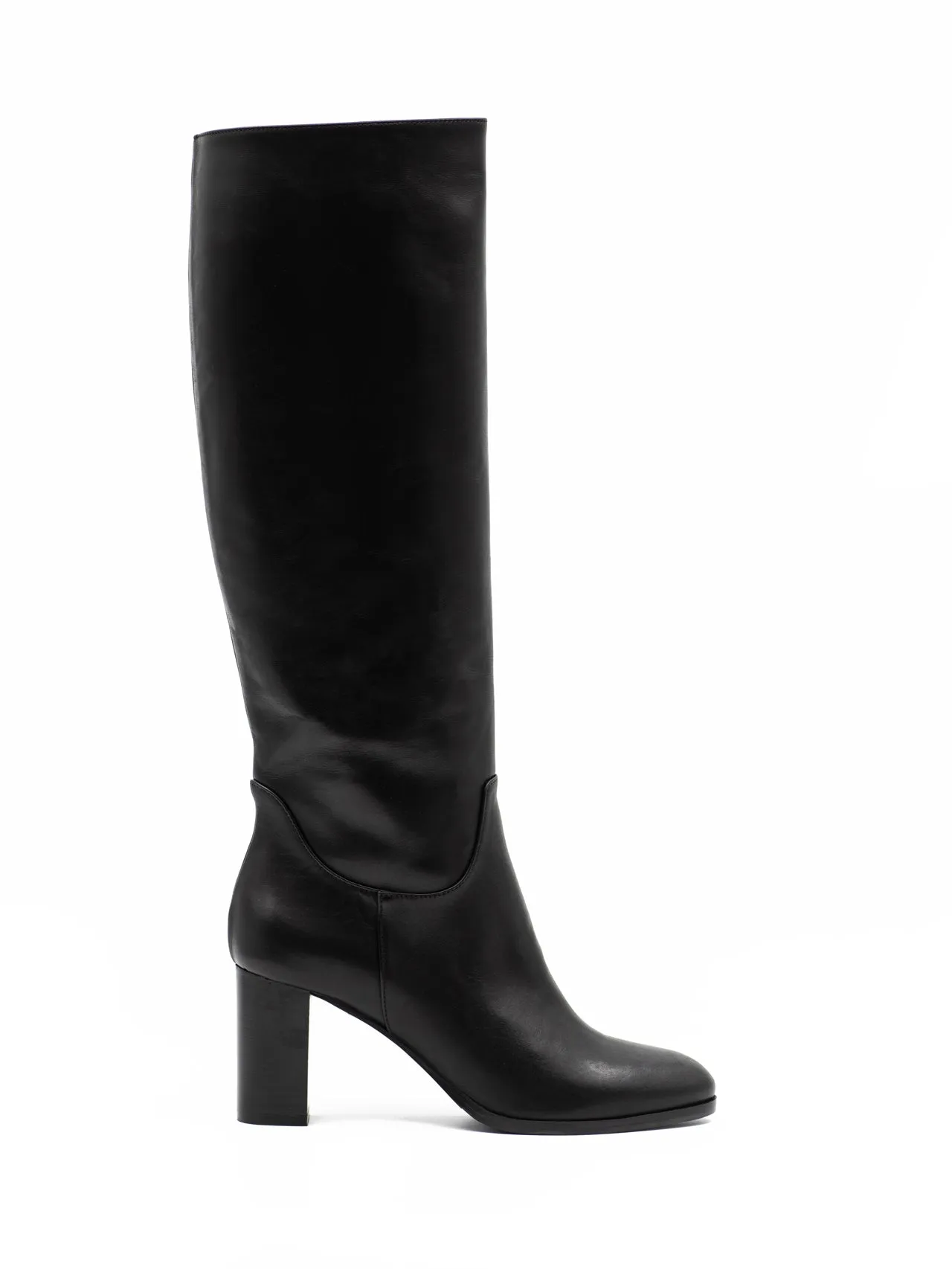 Havana Boots in Black Leather