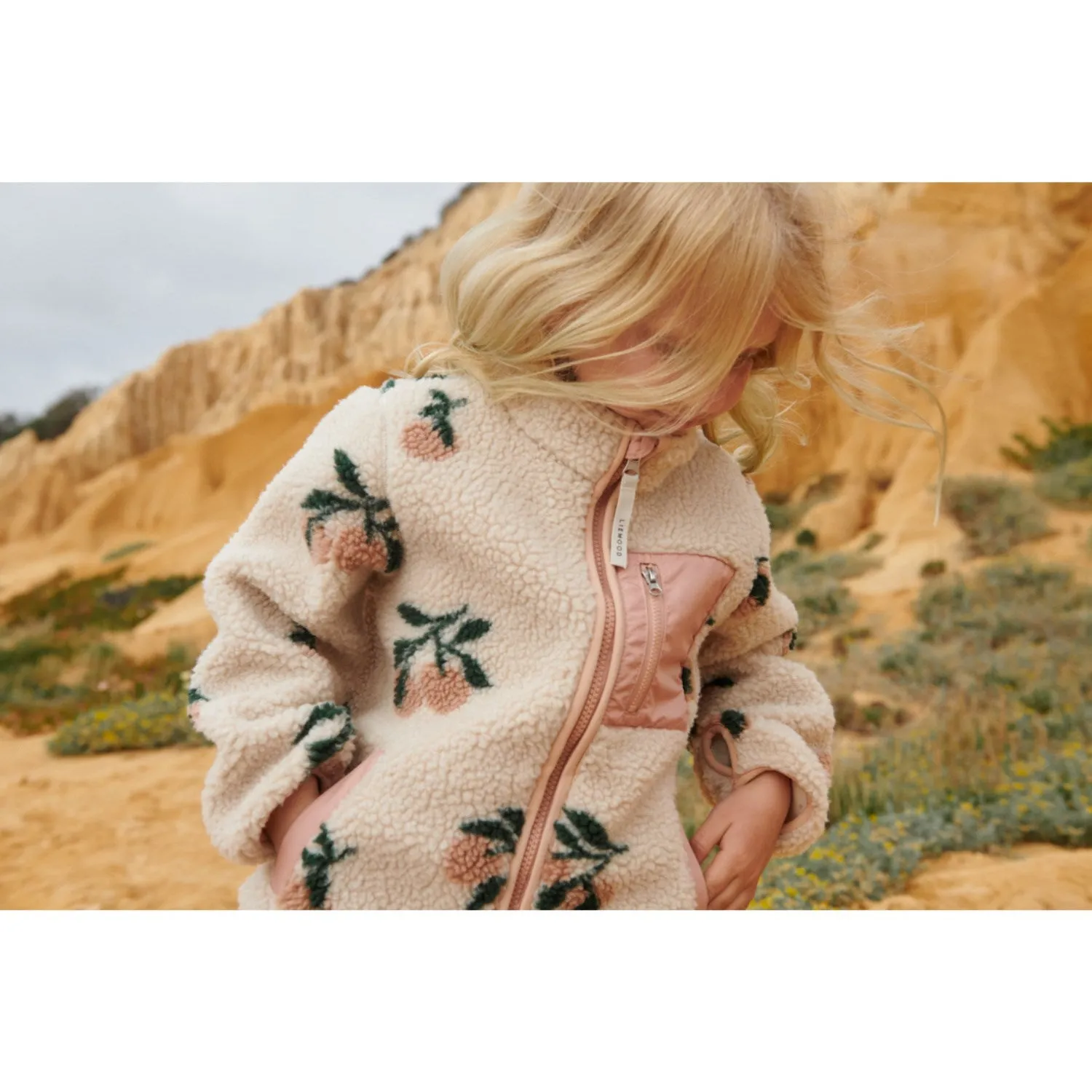 Down Stuffed LIEWOOD Peach / Sea Shell Nolan Pile Jacket