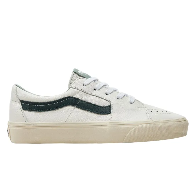 Enhanced Durability Vans scarpa sneakers in pelle da adulto Sk8-Low Premium VN000BVX2LN1 bianco-verde
