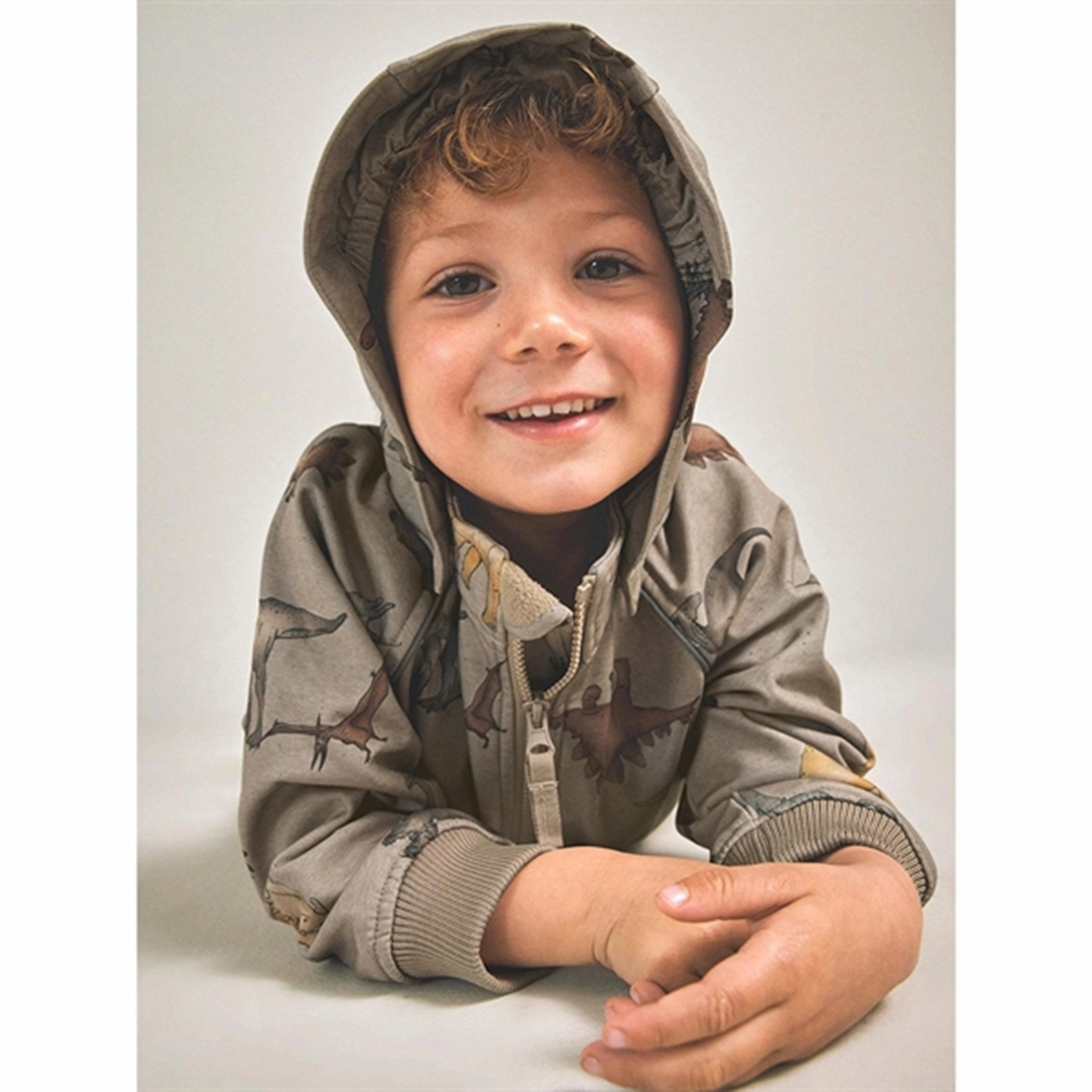 Name it Timber Wolf Alfa Softshell Jacket Dino ReflectiveTrimDetails Eco Friendly Construction