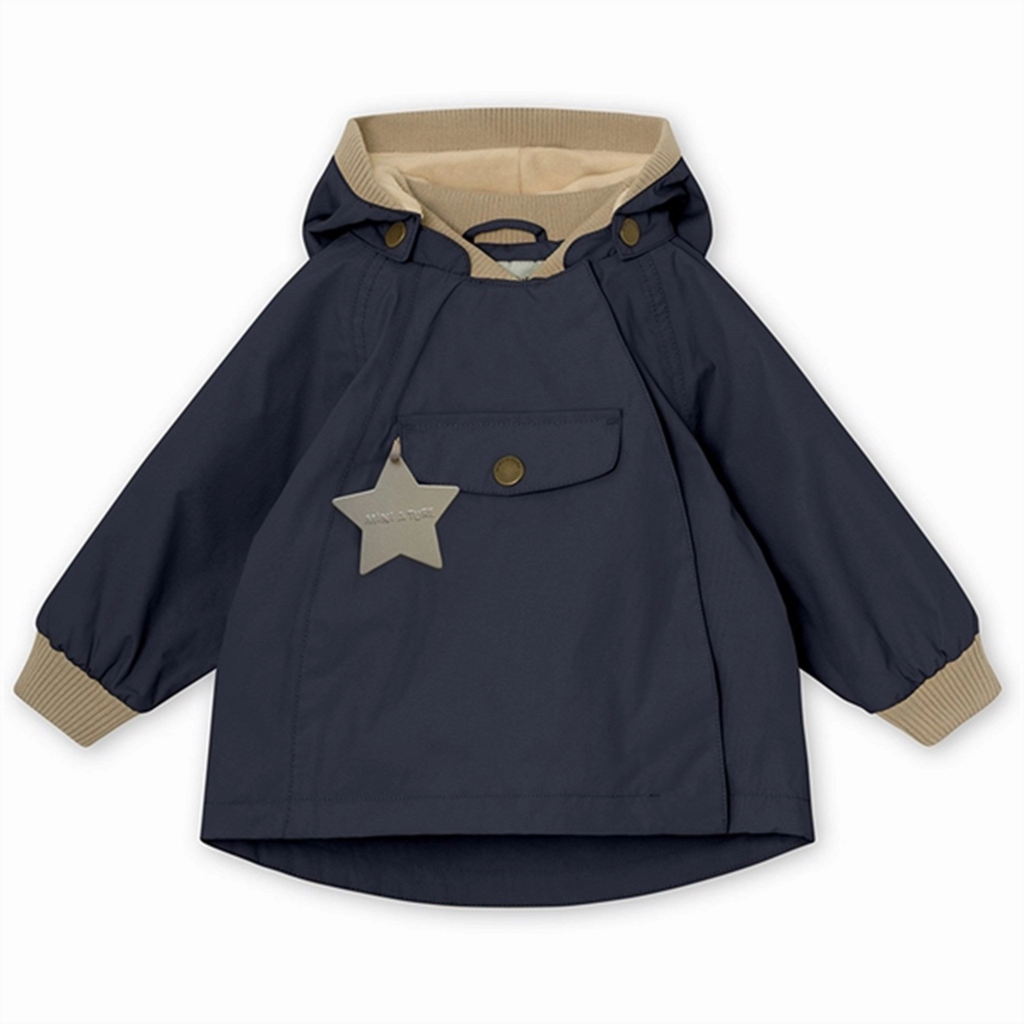 Snag Free Surface MINI A TURE Wai Spring Jacket w/Fleece Lining Ombre Blue