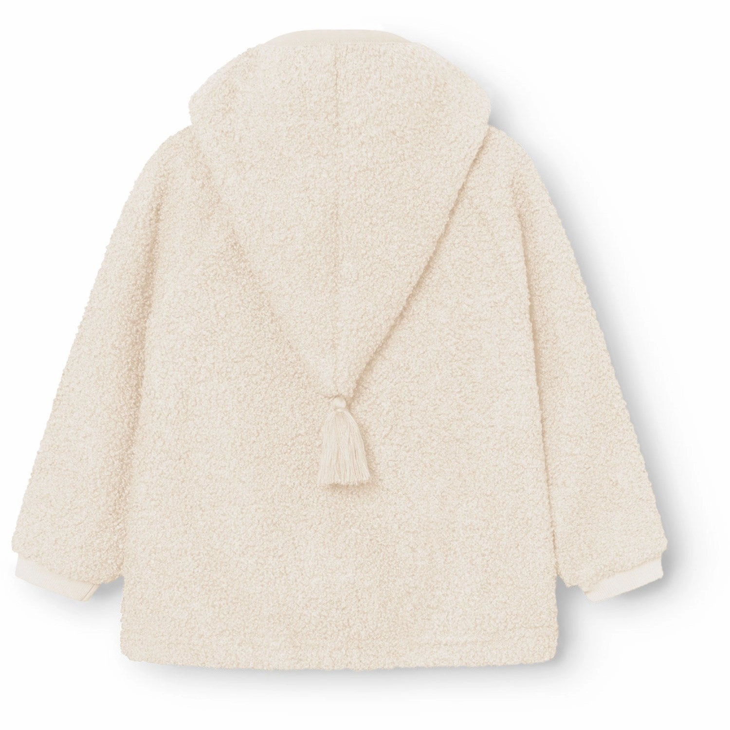 High Collar Structure Mini A ture Angora Cream Matliff Teddyfleece Jacket. GRS