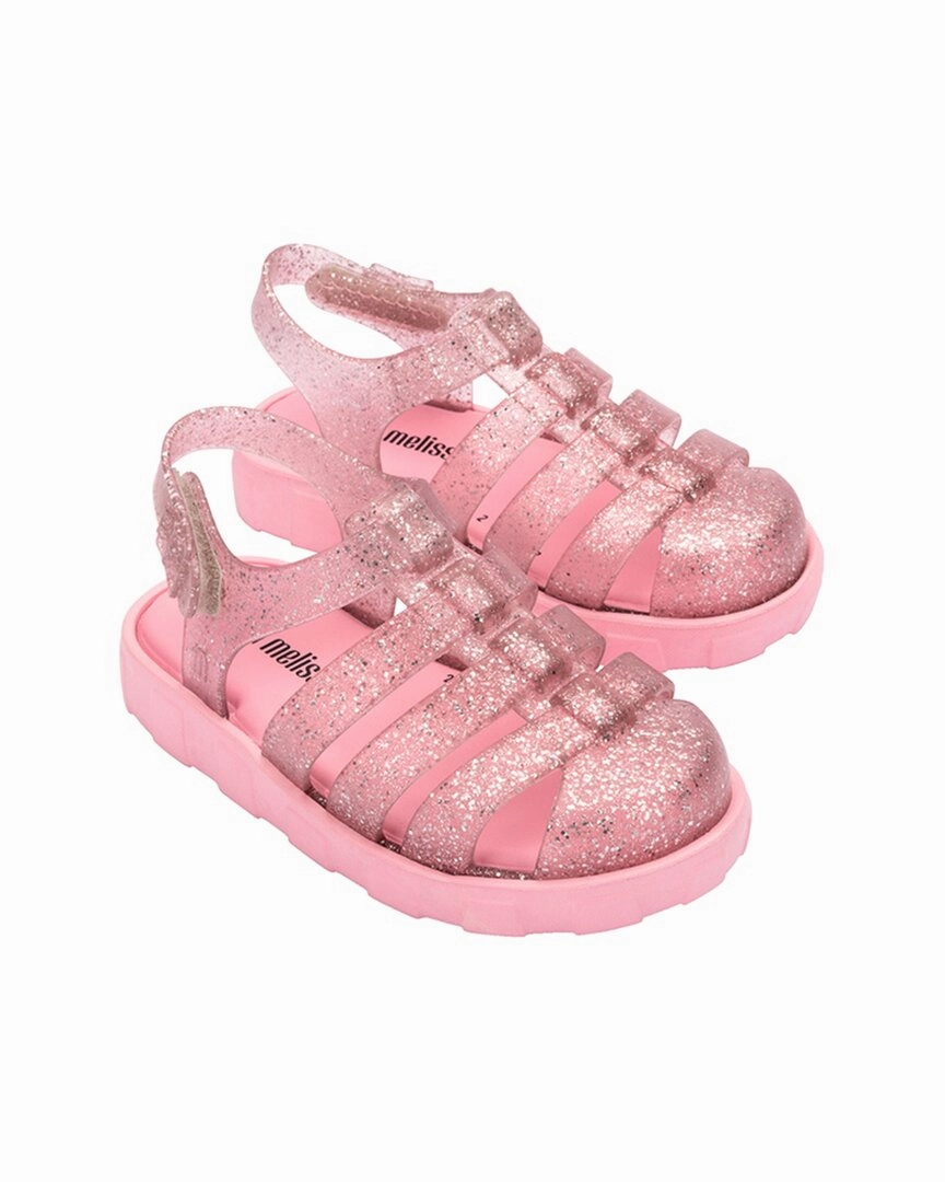 Rubber Traction Pattern Soft Collar Padding Mini Melissa Megan BB Sandal