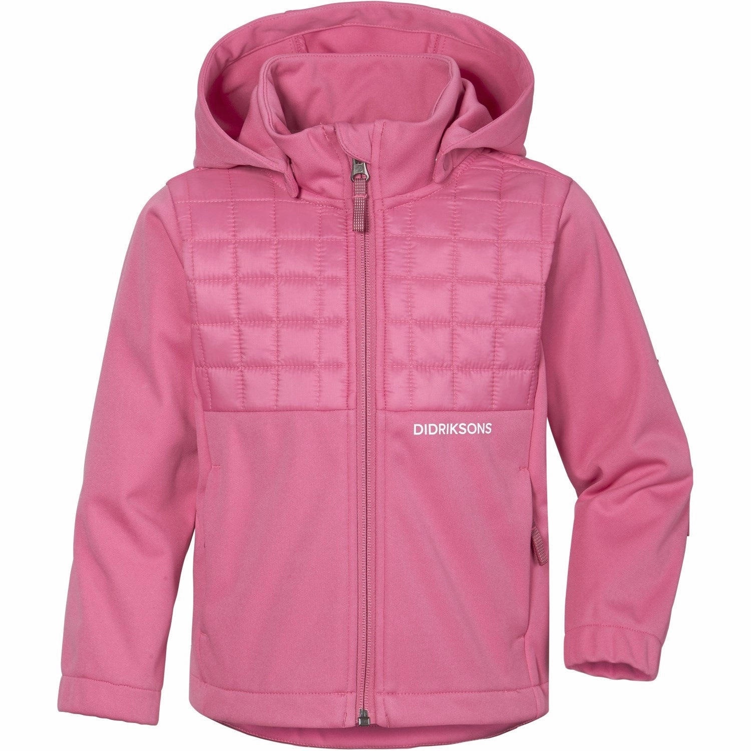 Didriksons Sweet Pink Briska Kids Jacket Heat Guard Double Stitch Seams