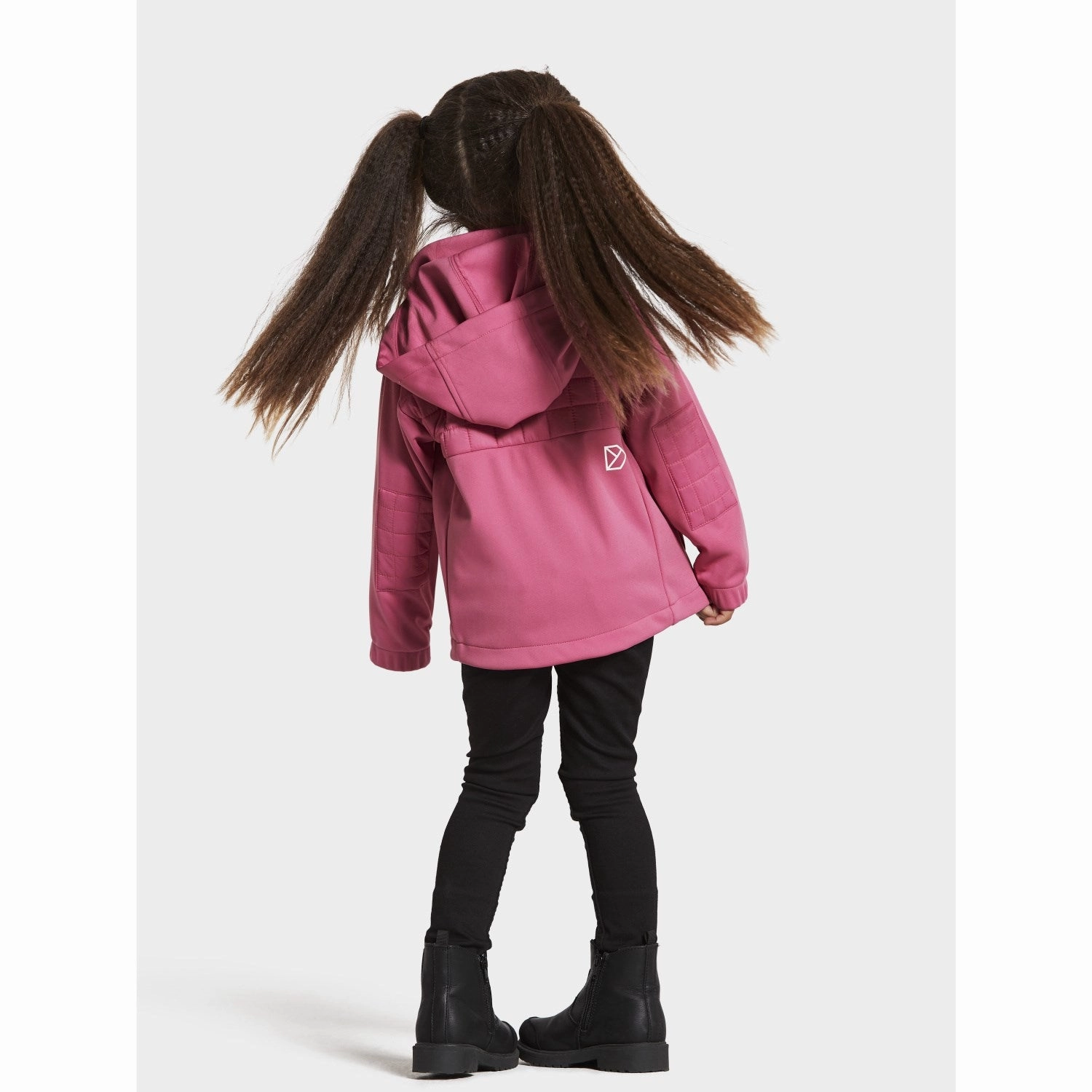 Anti Pilling Technology Heat Sealed Seams Didriksons Sweet Pink Briska Kids Jacket