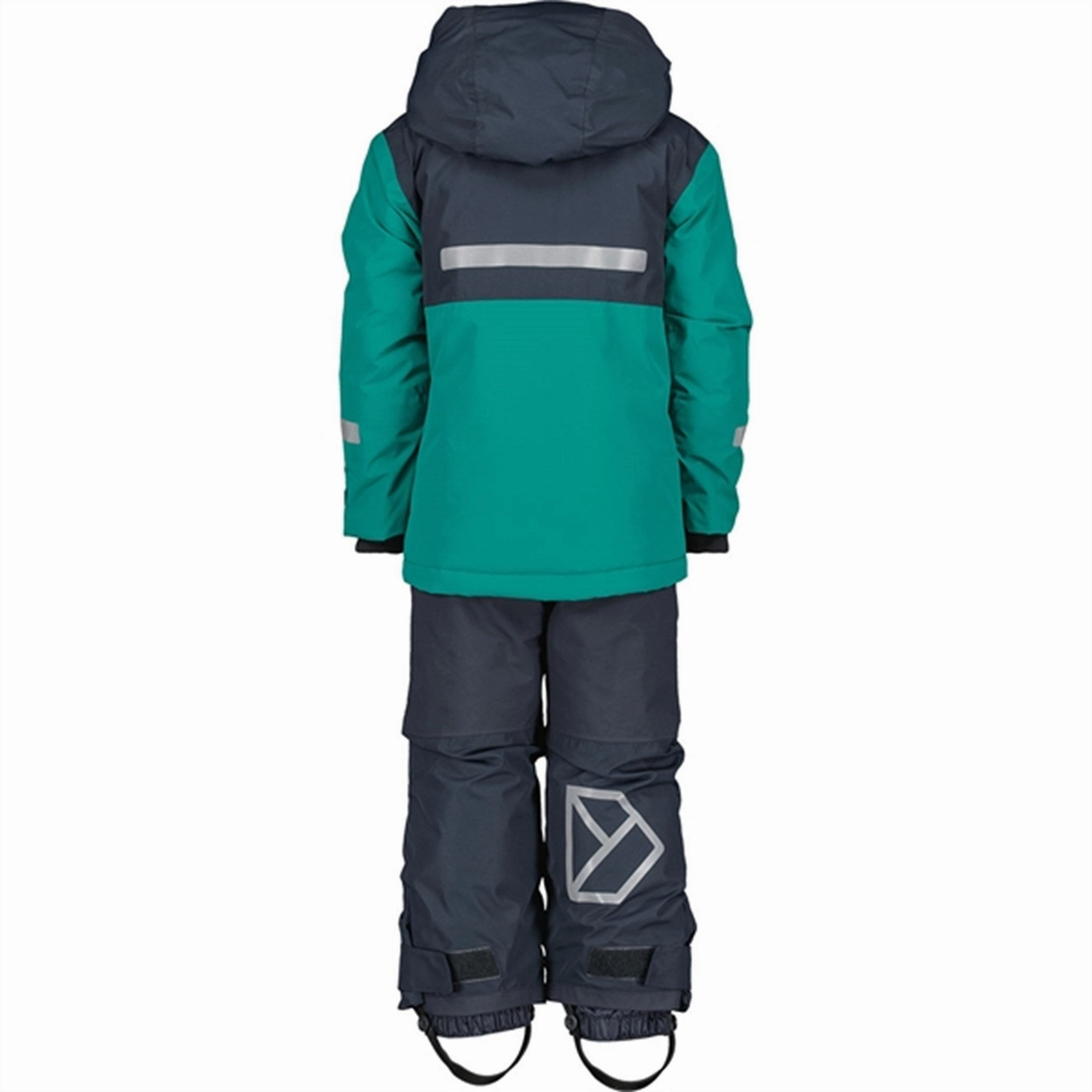 RecycledPolyester Teflon Coated Didriksons Petrol Green Skare Kids Set
