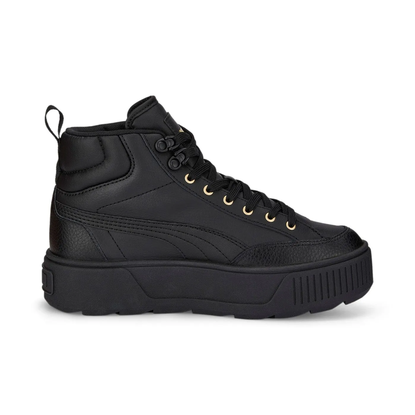 Puma scarpa sneakers da donna alta con zeppa Karmen Mid 385857 02 nero running in a tropical area Impact Resistant Forefoot