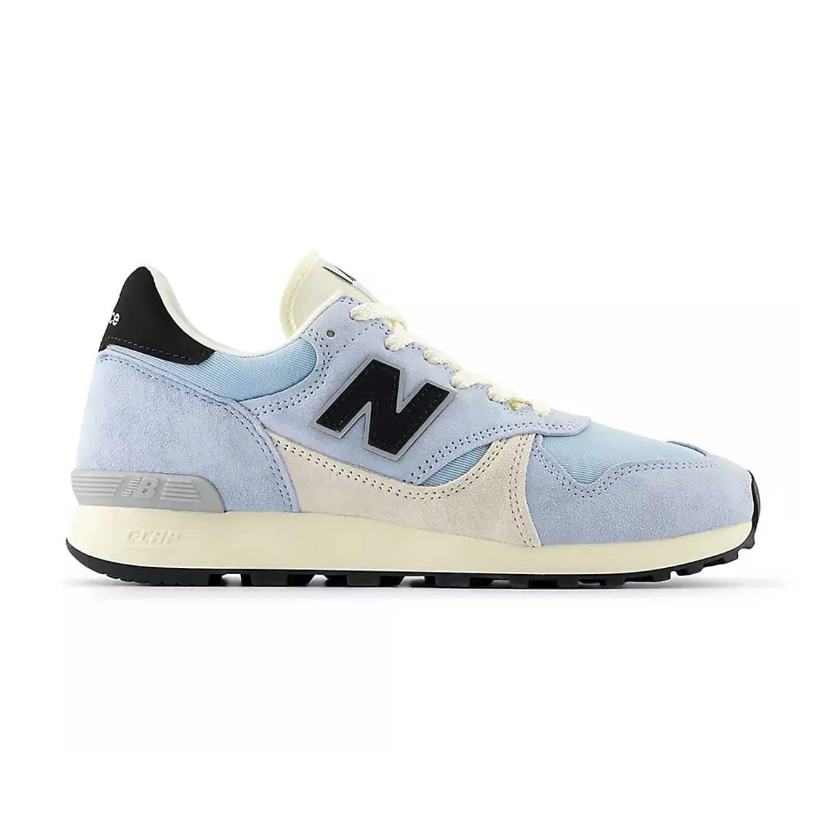 Flat Knit Texture MidTop U475 'Light Chrome Blue Black'