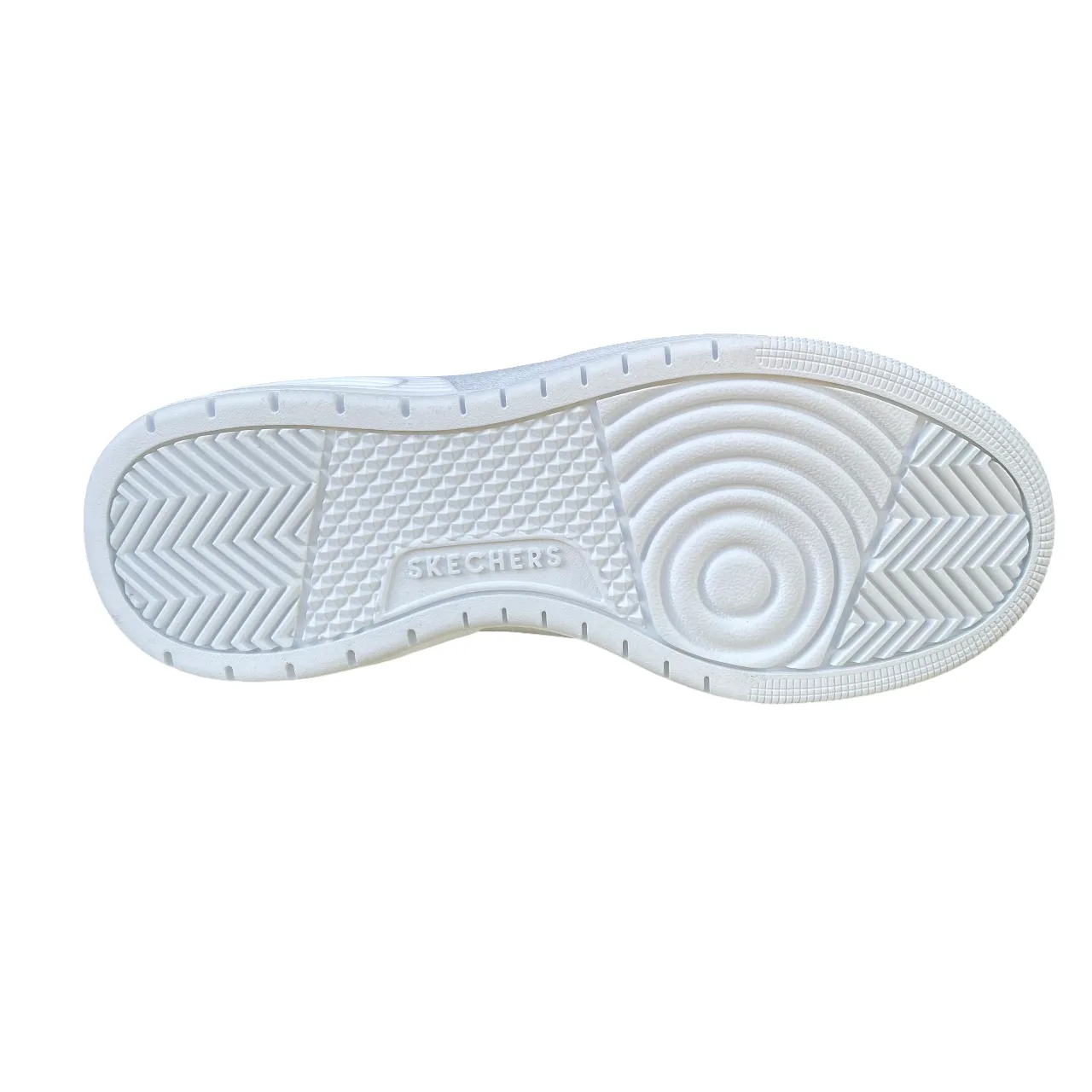 Skechers scarpa sneakers da donna Uno Court Fast Break 177705/WHT bianco Anatomical Foot Shape